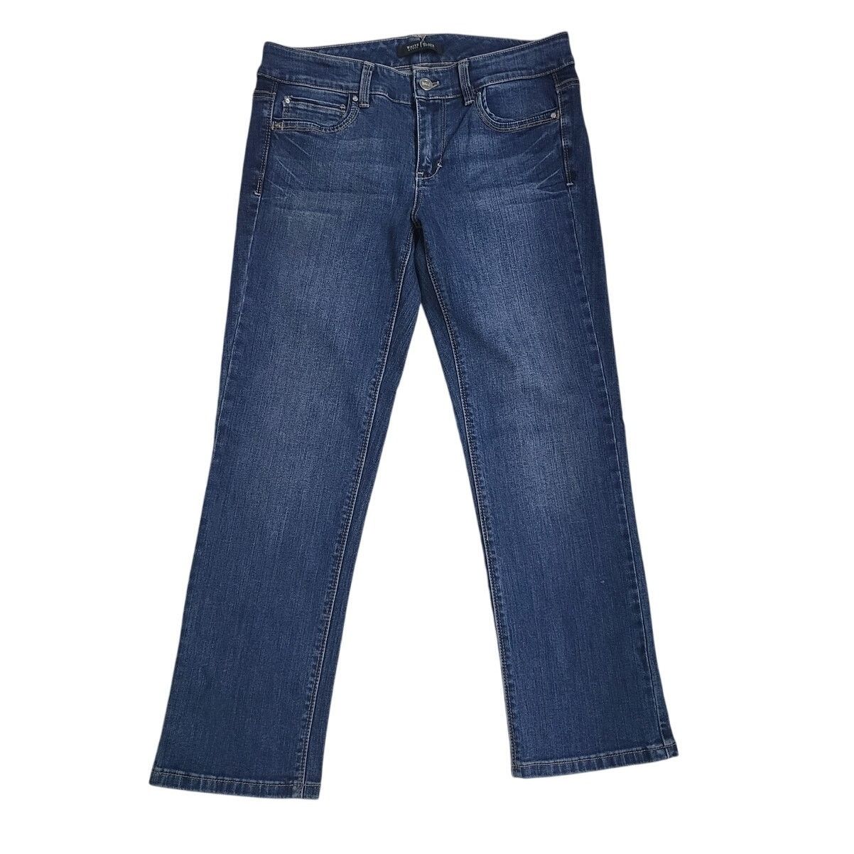 White House Black Market White House Black Market Crop Leg Medium Wash Jeans - Size 4 Size 27" / US 4 / IT 40 - 1 Thumbnail