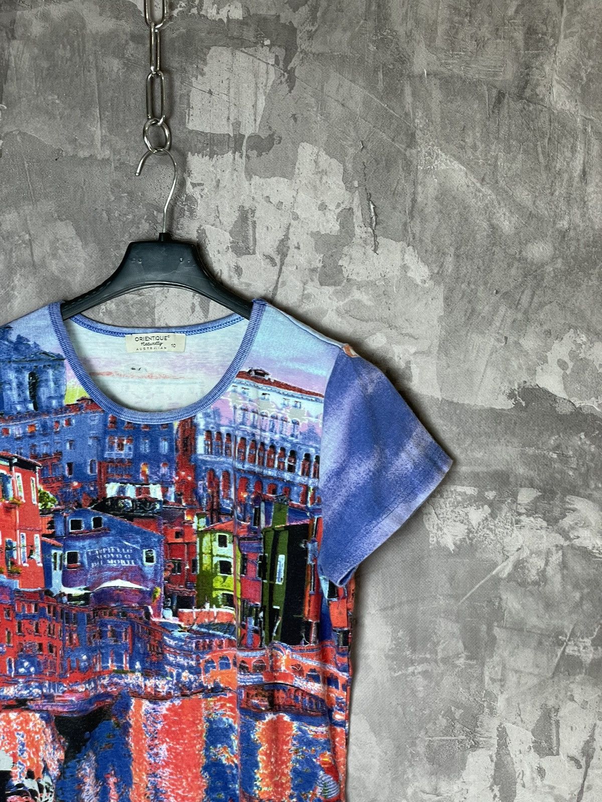 Japanese Brand Avant Garde Y2K Art Rare Multicolour Sweater Short Sleeve Size M / US 6-8 / IT 42-44 - 4 Thumbnail