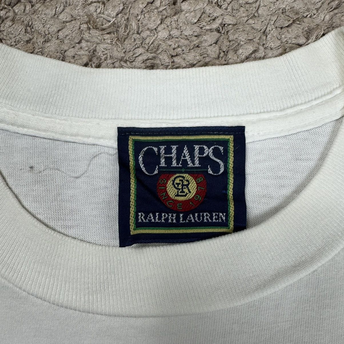 Chaps Ralph Lauren Vintage Chaps Ralph Lauren Big Logo T-shirt Size US L / EU 52-54 / 3 - 15 Thumbnail