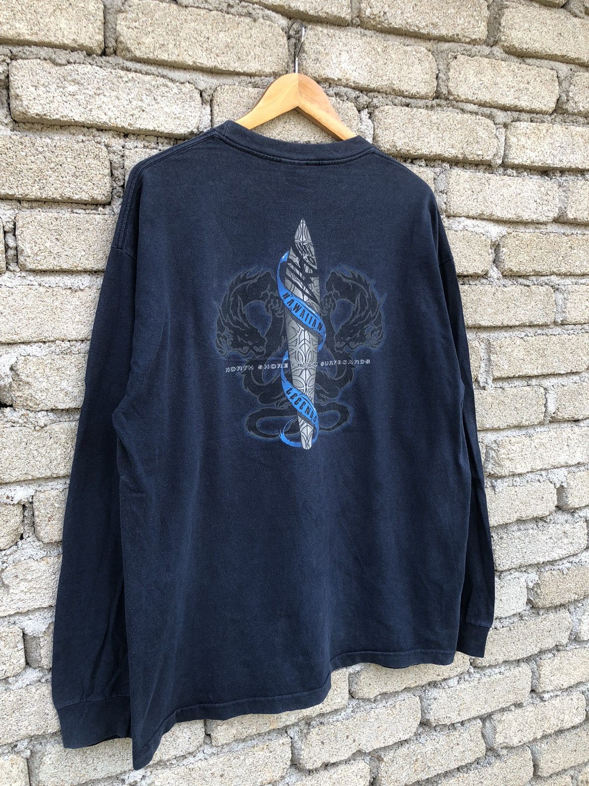 Vintage Crazy Vintage Y2K Hawaiian Legend Surfboards LS Shirt Size US XL / EU 56 / 4 - 5 Thumbnail