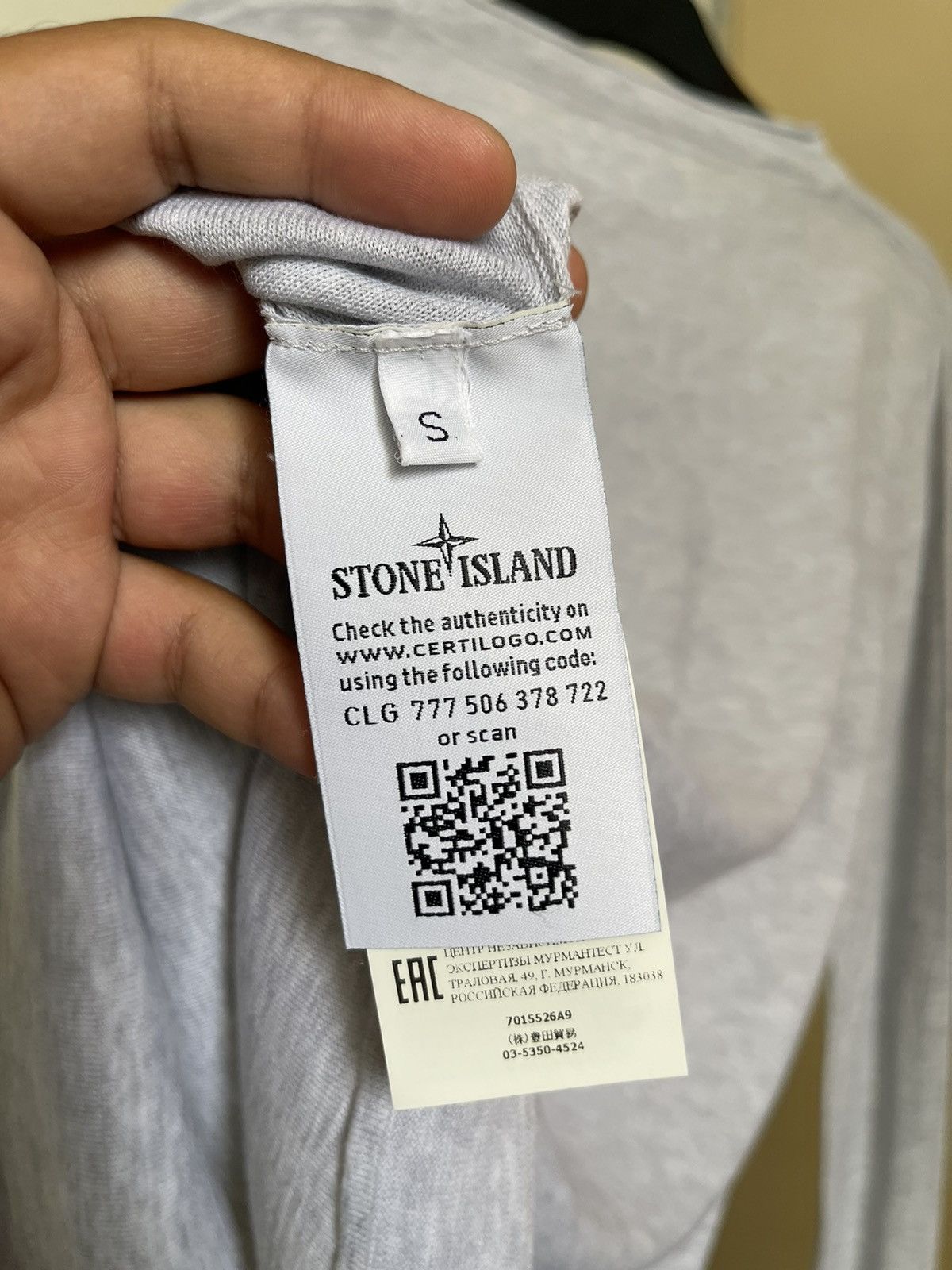 Stone Island Stone Island Compass Badge Cotton Longsleeve Size US S / EU 44-46 / 1 - 8 Thumbnail
