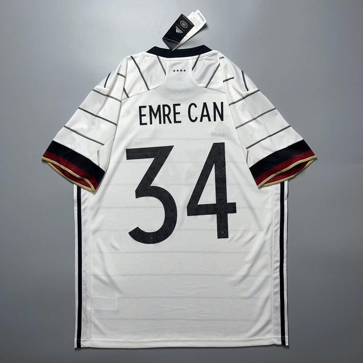 Adidas GERMANY ADIDAS 2020 EURO FOOTBALL HOME JERSEY #34 EMRE CAN Size US L / EU 52-54 / 3 - 1 Thumbnail