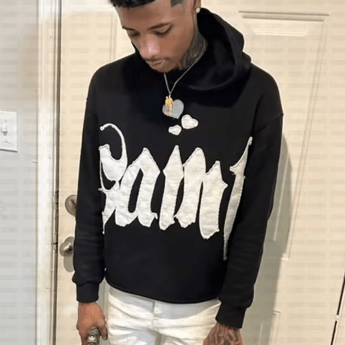 The Unbranded Brand Saint Print Y2K Oversized Hoodie – Harajuku Streetwear Size US M / EU 48-50 / 2 - 1 Thumbnail
