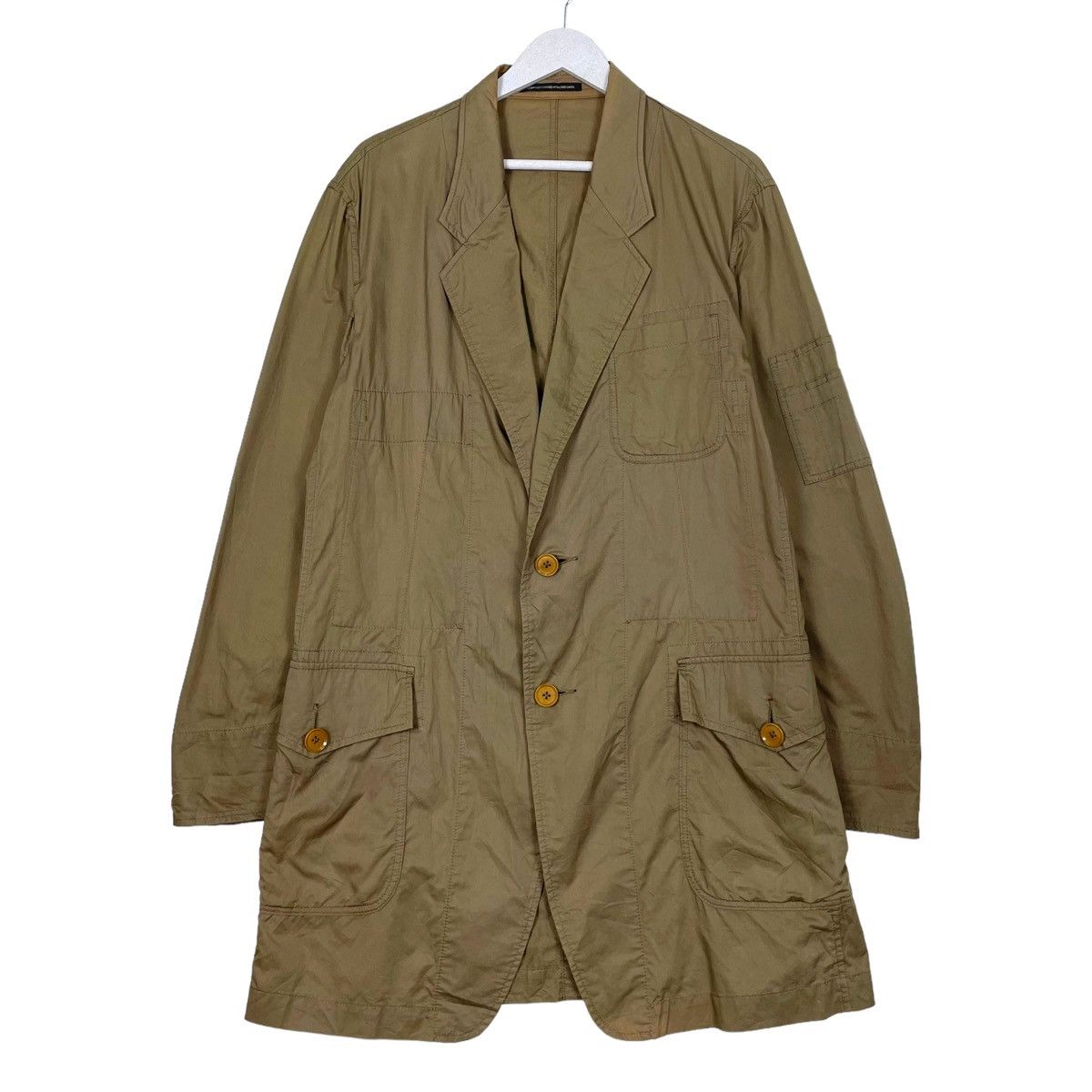 Y's × Yohji Yamamoto 💥Y's BY YOHJI YAMAMOTO CHORE LOOSE BUTTON JACKET Size US L / EU 52-54 / 3 - 1 Thumbnail