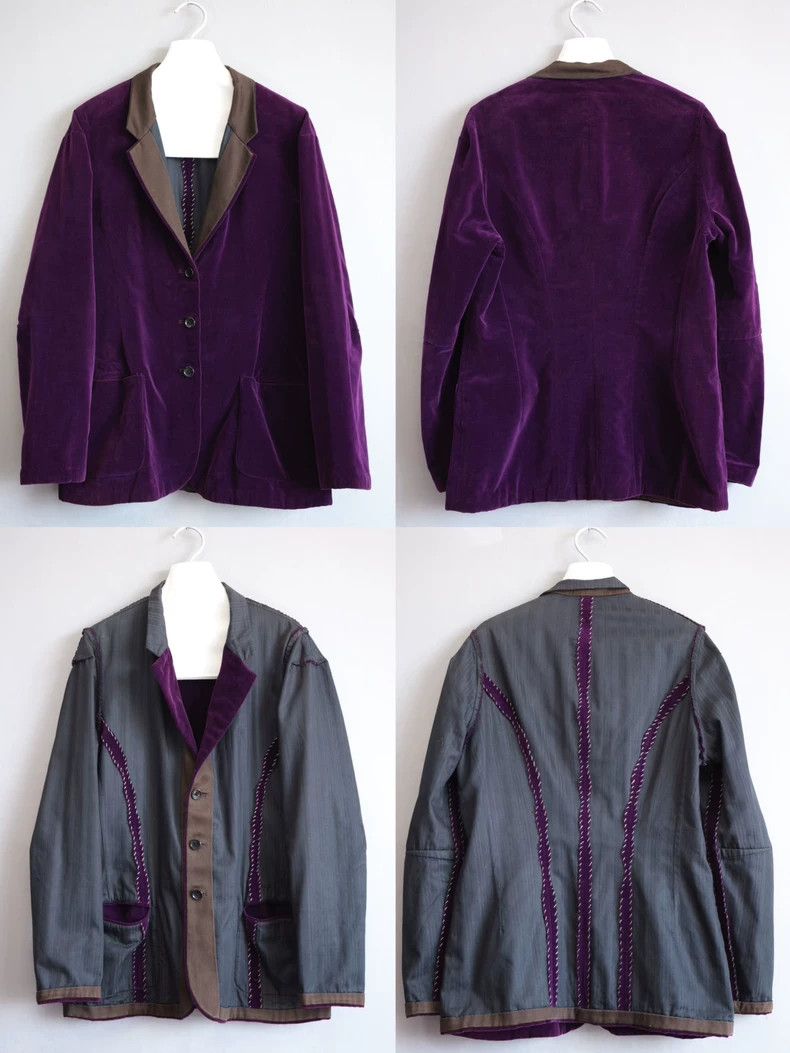 Yohji Yamamoto Yohji Yamamoto97SS reversible velour jacket 2503-Nextarrow Size US S / EU 44-46 / 1 - 2 Thumbnail