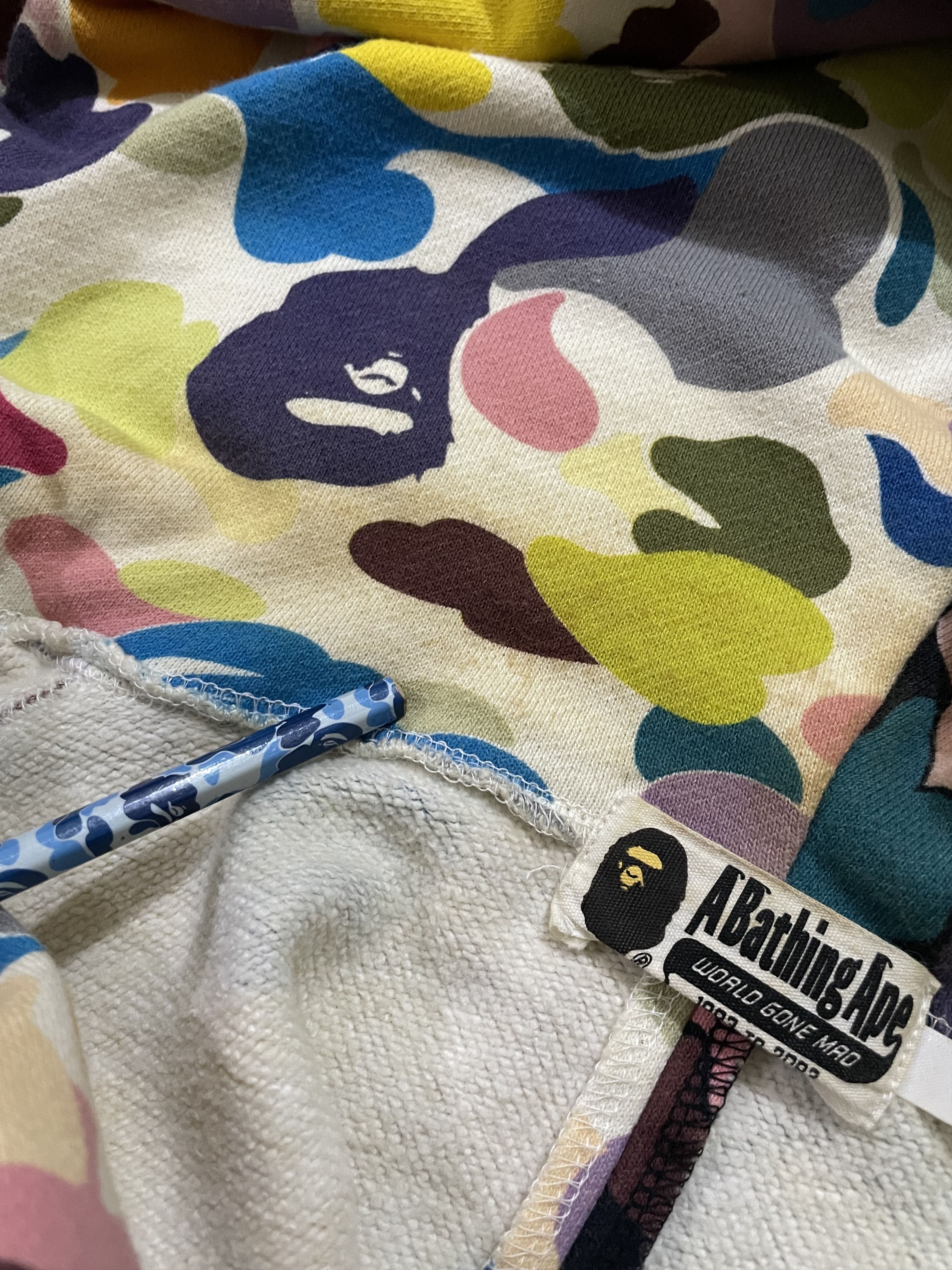 Bape Bape Multi Camo Split Shark Fullzip Hoodie Size US M / EU 48-50 / 2 - 10 Thumbnail