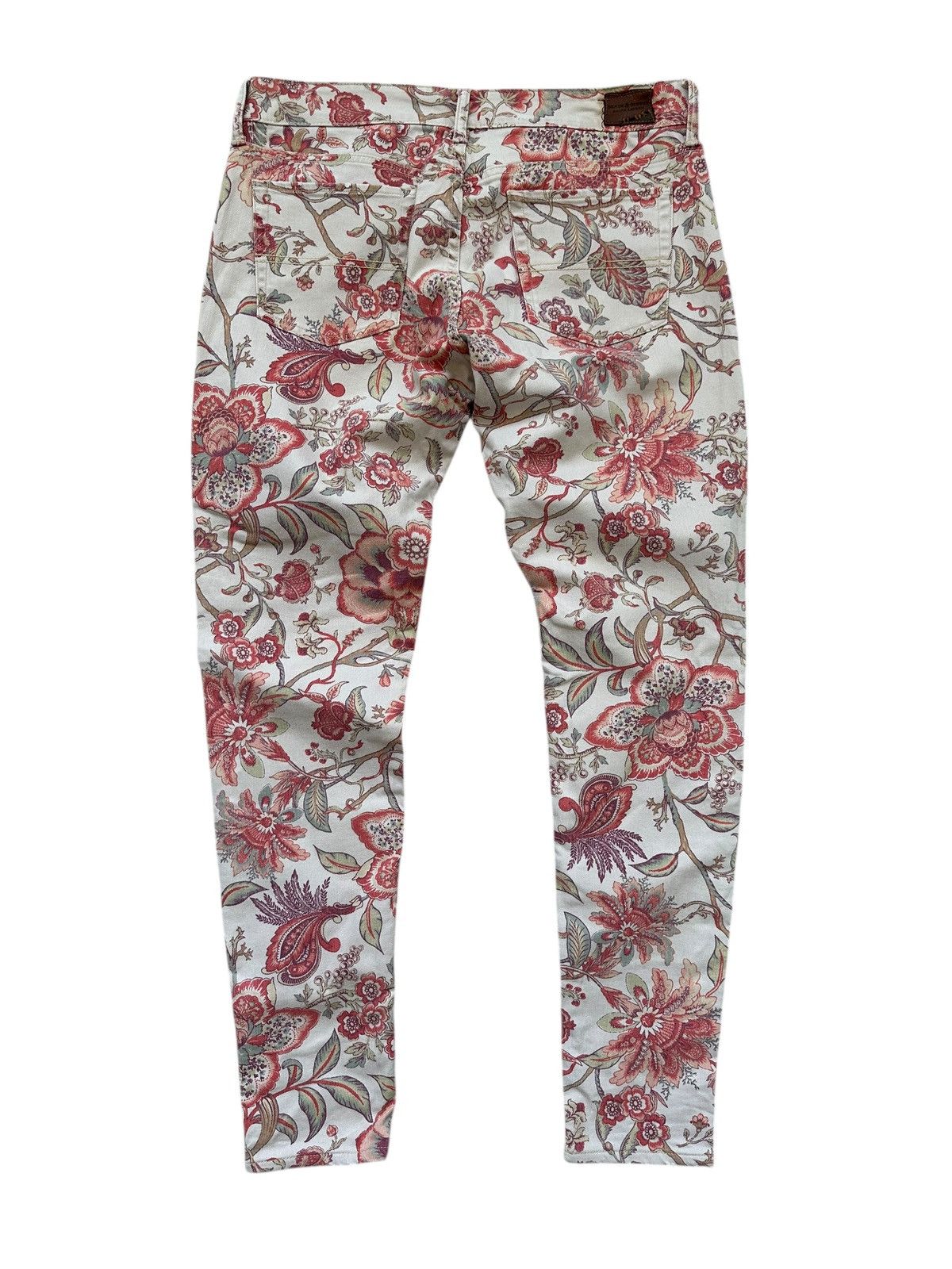 Denim & Supply Ralph Lauren Denim & Supply Ralph Lauren Floral Flowers Skinny Jeans Size 31" - 7 Thumbnail