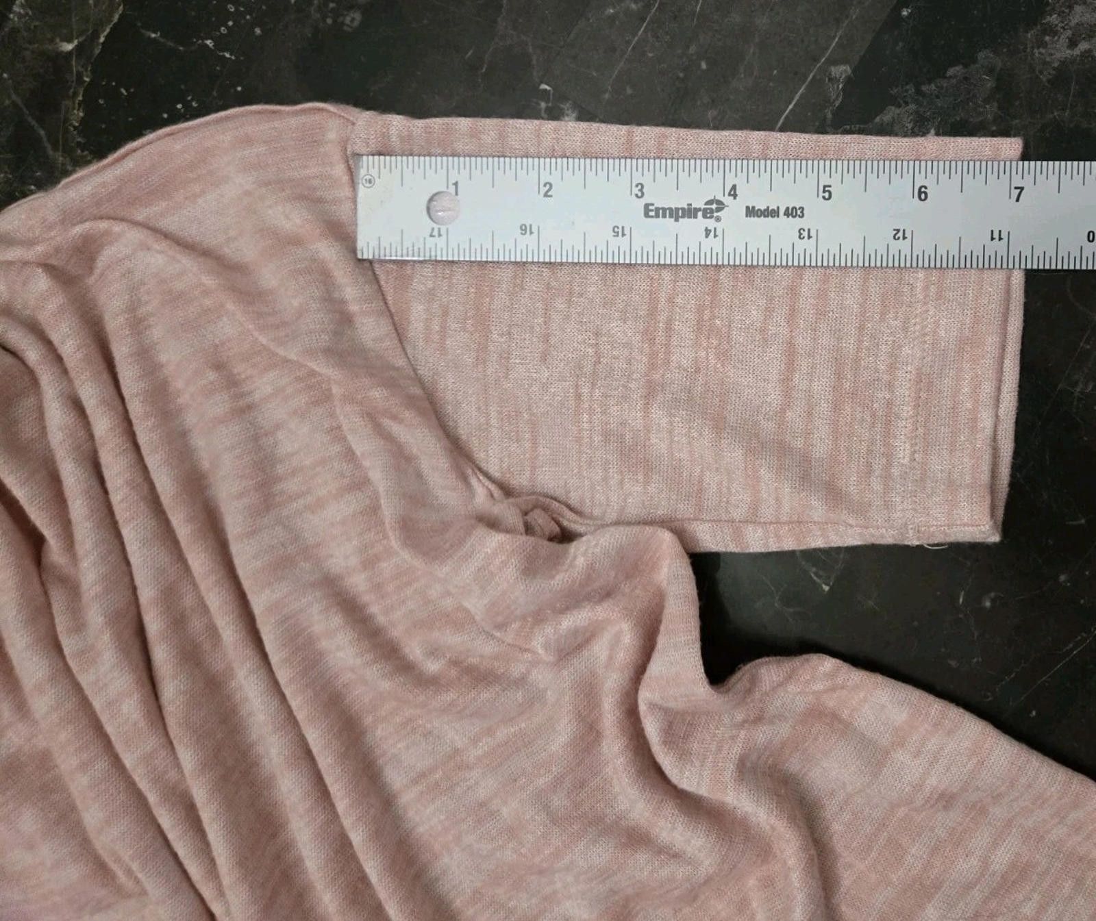 Ann Taylor Ann Taylor Factory Top Size L /XL Blush Pink Sweater Blouse Size L / US 10 / IT 46 - 10 Thumbnail