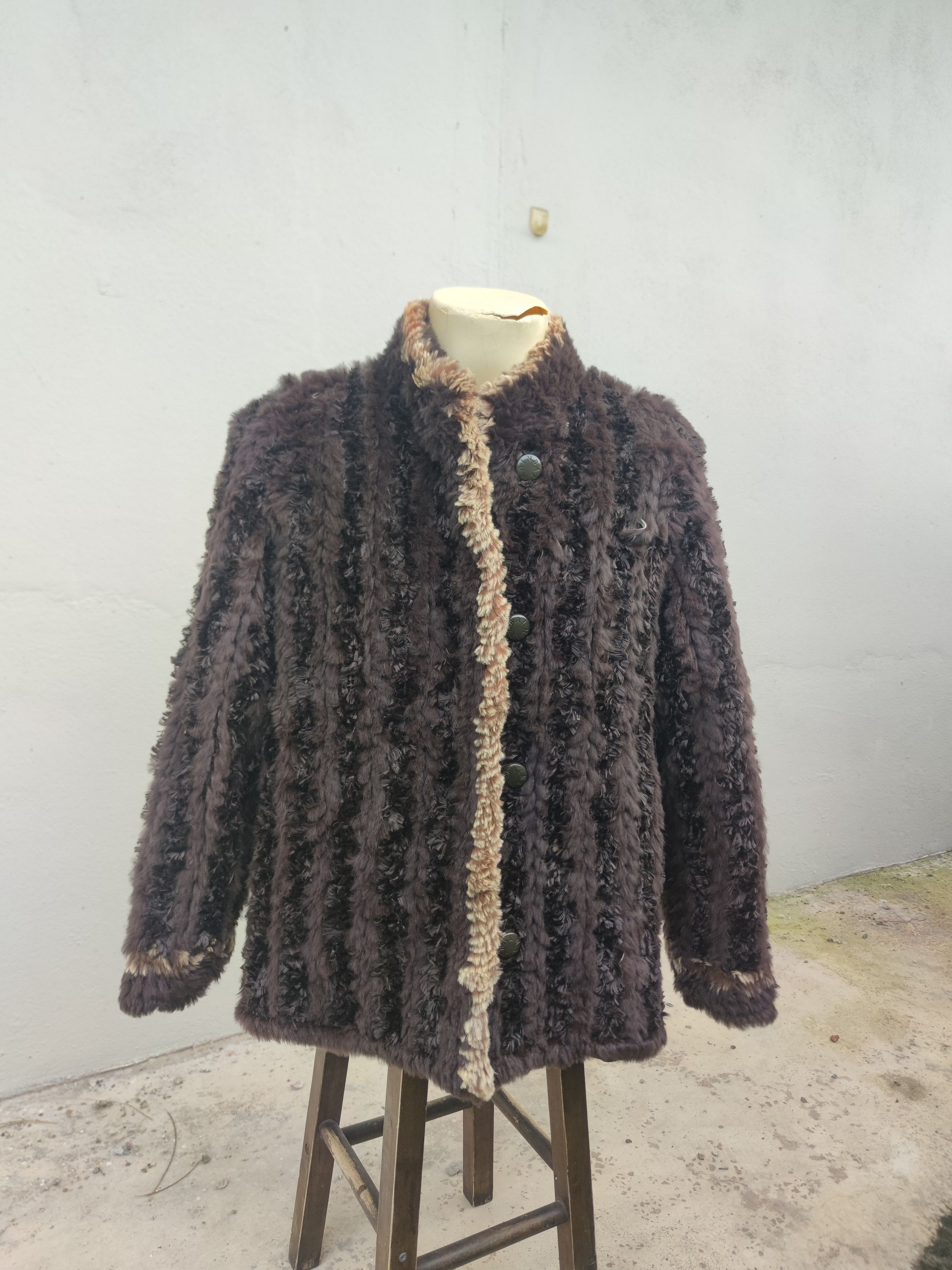 Balmain Balmain Paris Spanish Rabbit Fur Reversible Jacket Size XL / US 12-14 / IT 48-50 - 1 Thumbnail