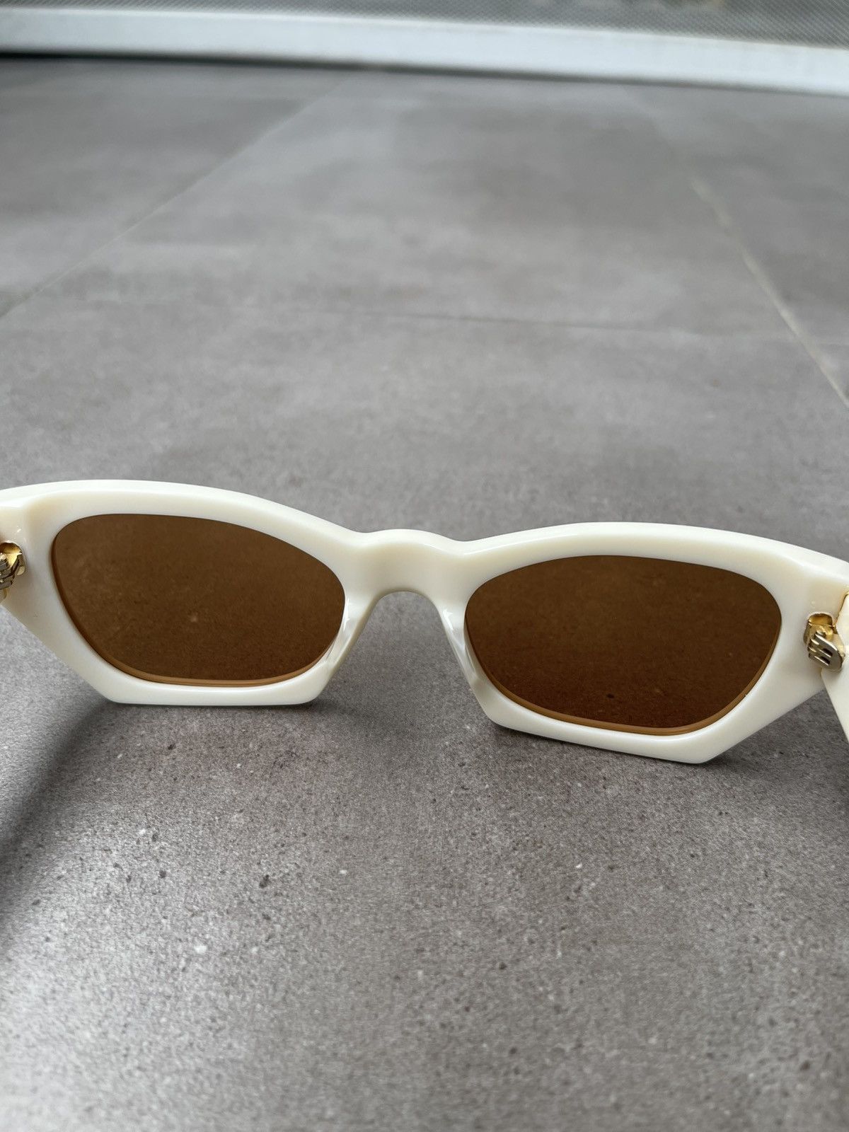Retrosuperfuture !DS! Retrosuperfuture Amata Panna Cream Sunglasses Size ONE SIZE - 9 Thumbnail