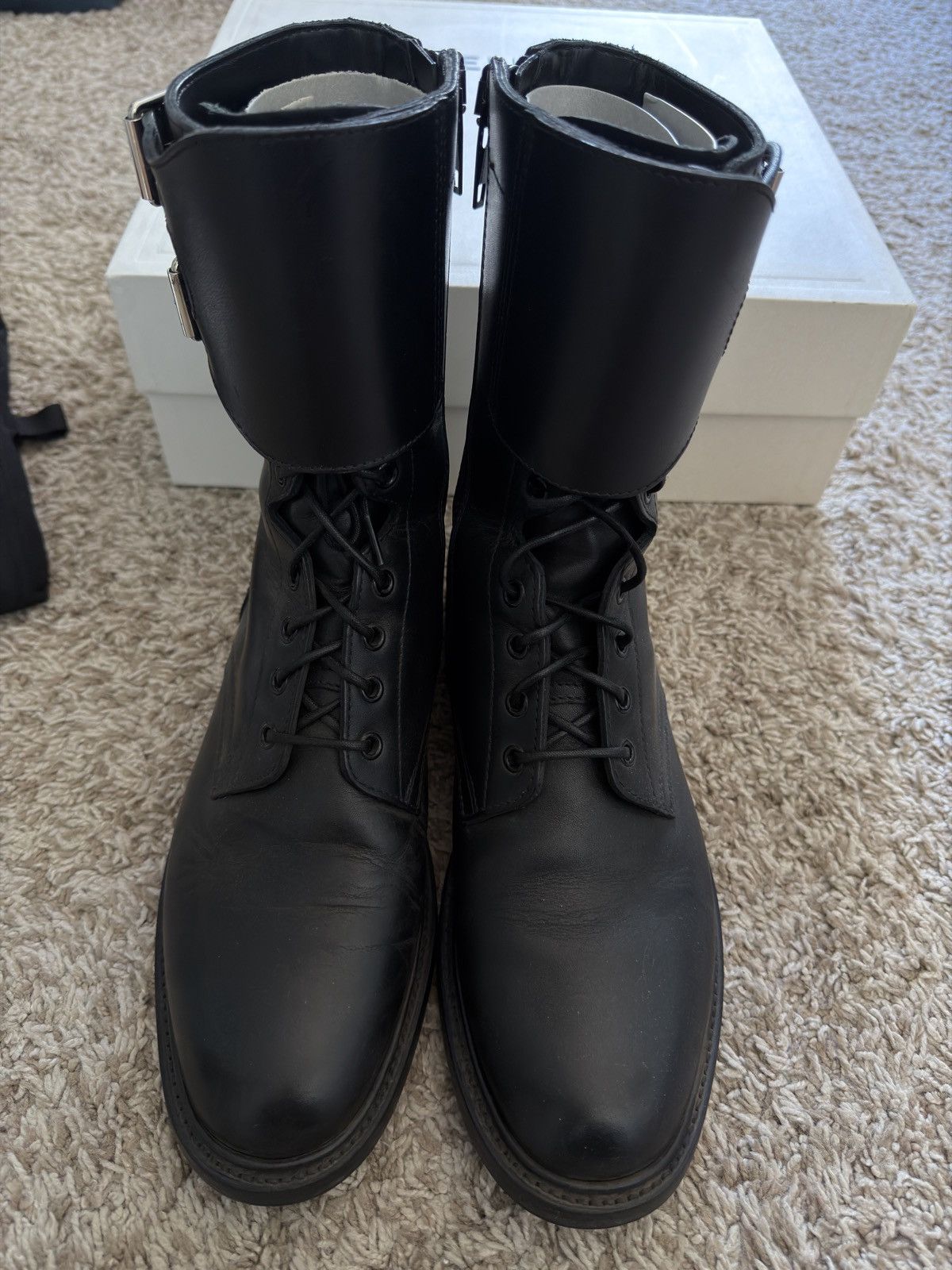Celine Hedi Slimane Ranger Combat boots Size US 8 / EU 41 - 4 Thumbnail