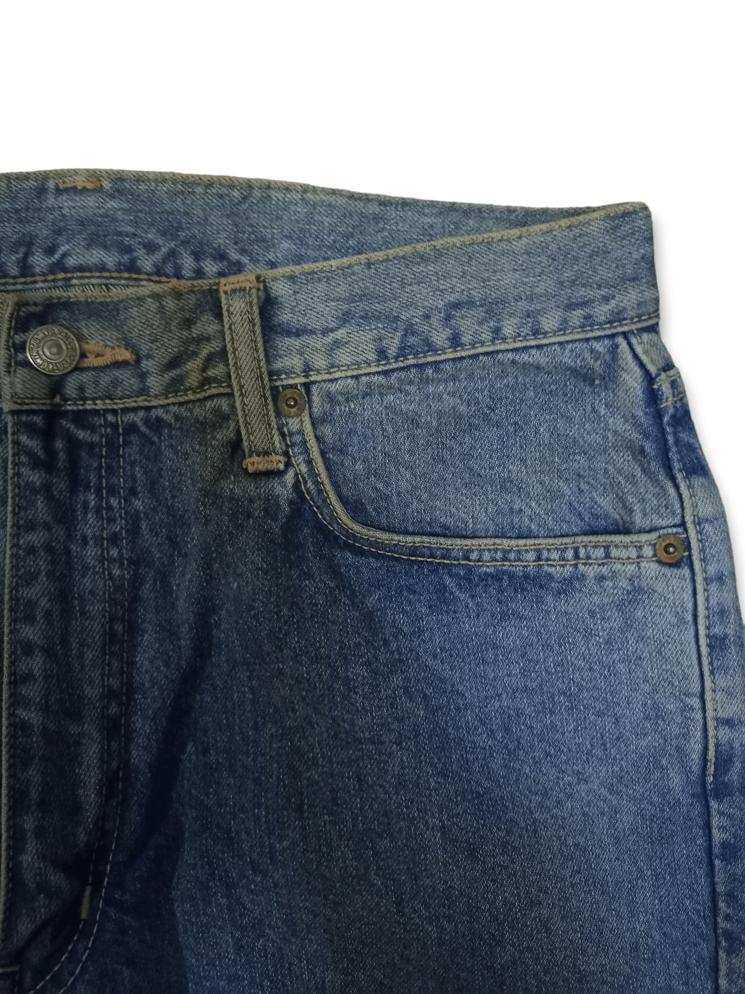 Edwin Vintage Edwin 1962 US Classic Grunge Style Baggy Jeans 31x26 Size US 31 - 8 Thumbnail