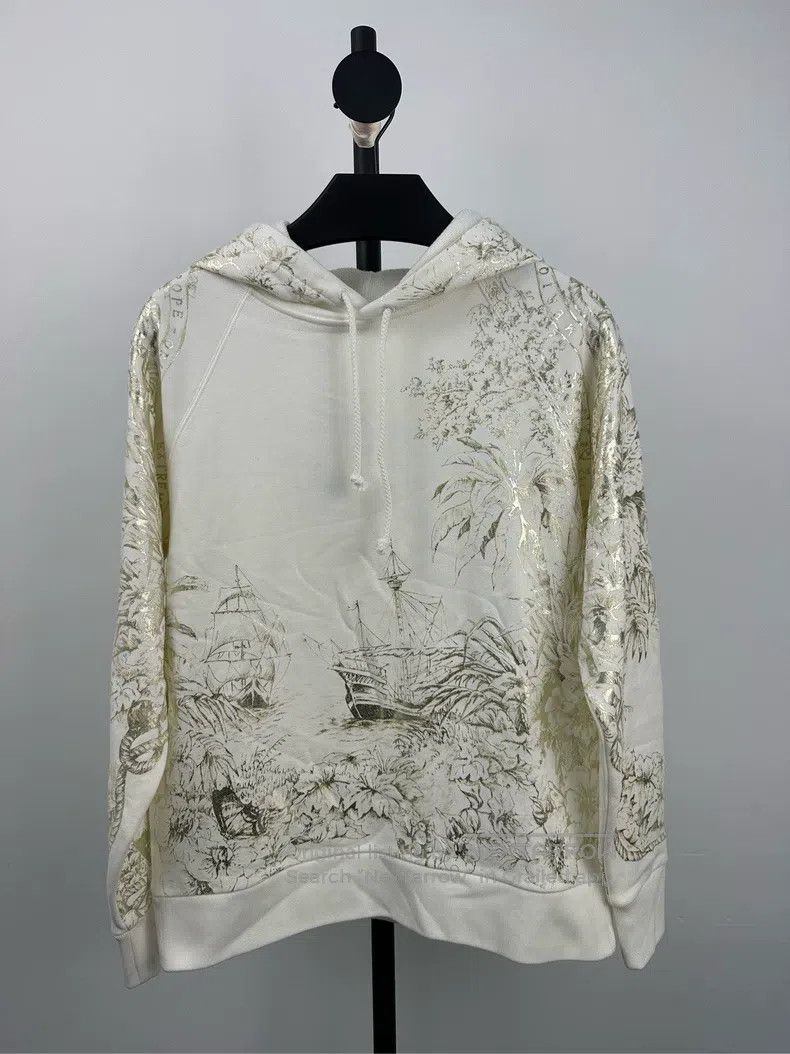 Dior Dior White gold and pink printed star plate sailboat hoode Size S / US 4 / IT 40 - 1 Thumbnail
