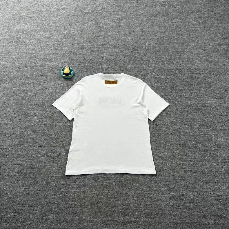 Louis Vuitton Louis Vuitton White and green slogan knit short sleeves Size US S / EU 44-46 / 1 - 2 Thumbnail