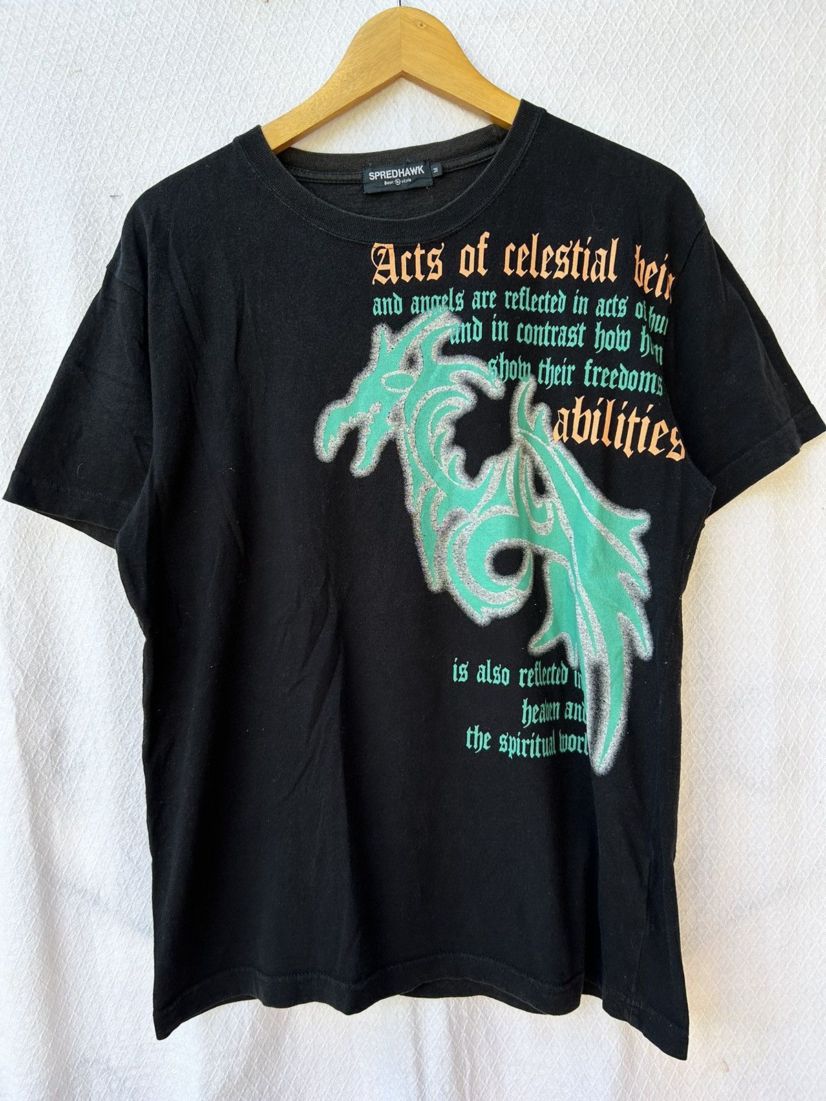 If Six Was Nine × Japanese Brand × Le Grande Bleu (L.G.B.) Japanese spredhawk tribal poem tees Size US M / EU 48-50 / 2 - 1 Thumbnail