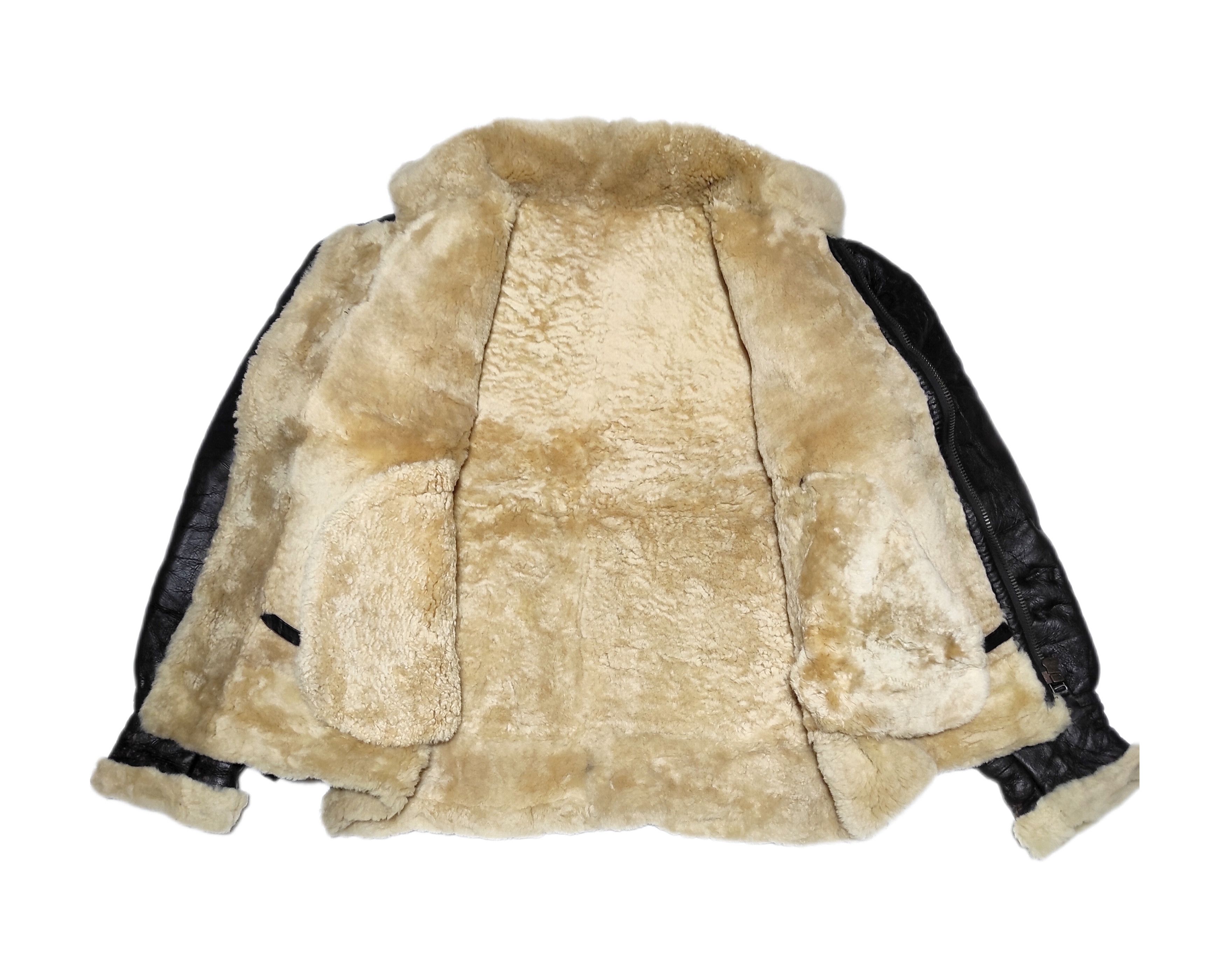 Other Beautiful Bomber Jacket type B3 Genuine leather Sheepskin Size US XL / EU 56 / 4 - 5 Thumbnail