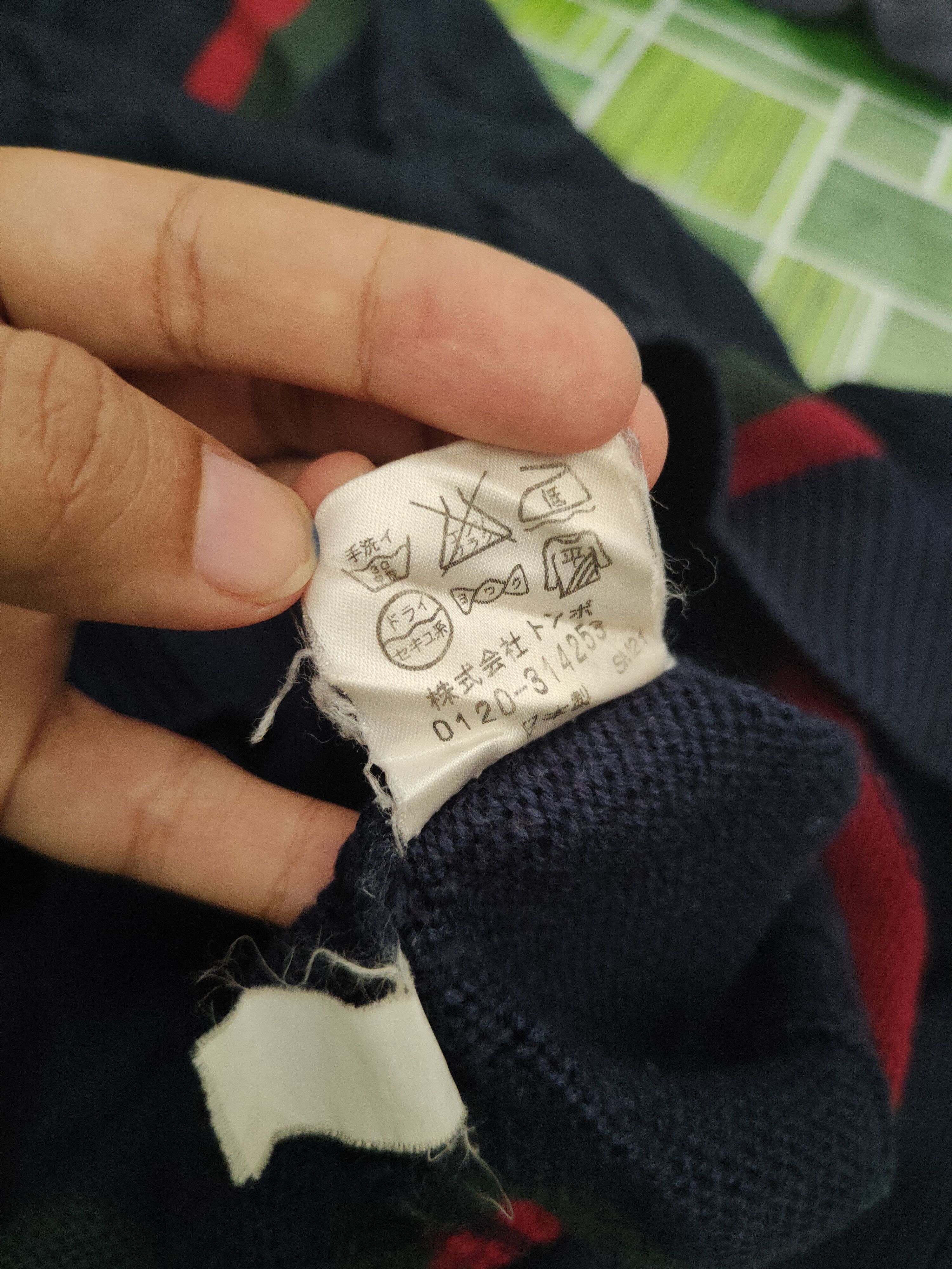 Japanese Brand DL Tombow Varsitymate Navy Knitwear Sweatshirts #46-385 Size US L / EU 52-54 / 3 - 11 Thumbnail
