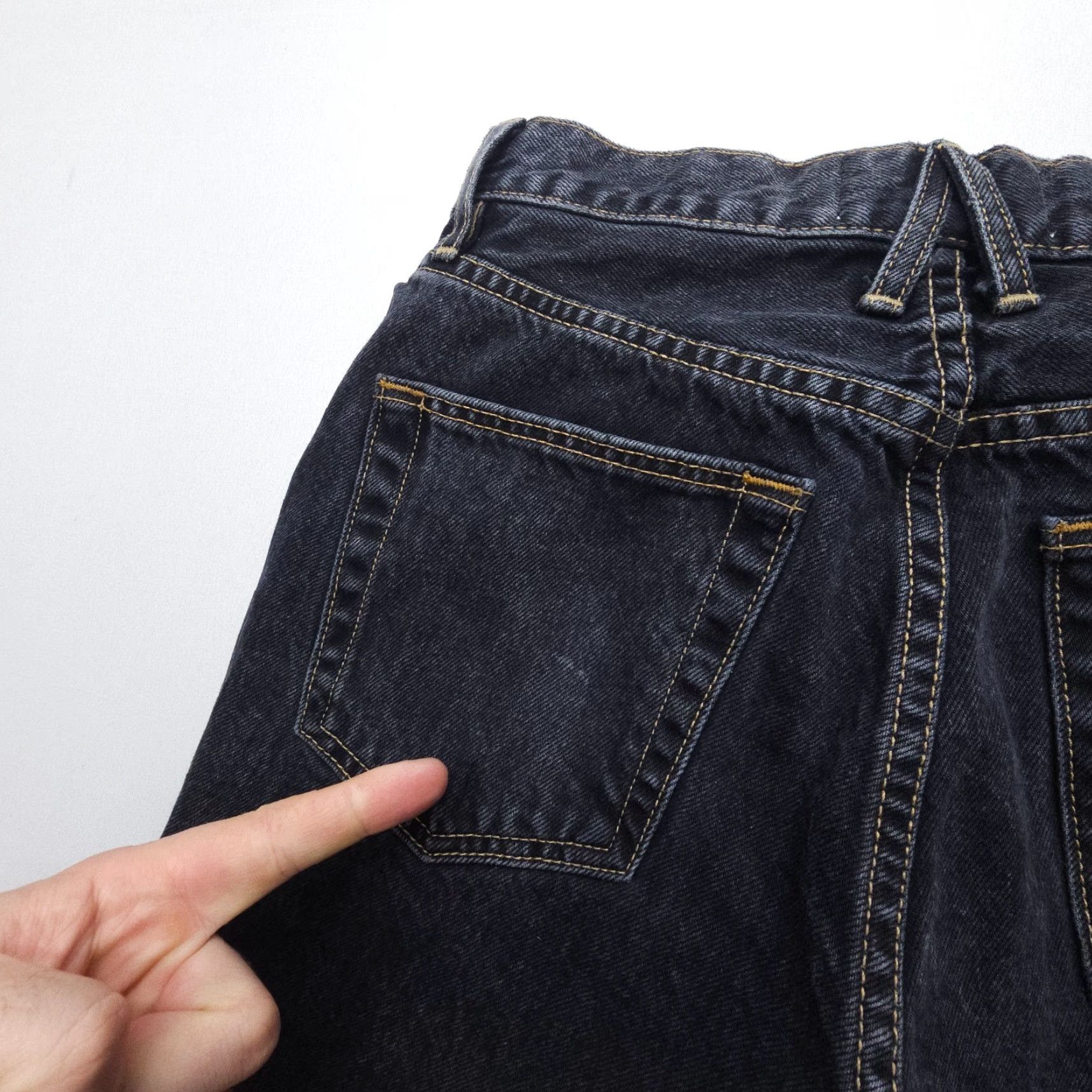 SLVRLAKE SLVRLAKE Beatnik High Rise Slim Jeans Womens 28 Black USA Made 100% Cotton Denim Size 28" / US 6 / IT 42 - 5 Thumbnail