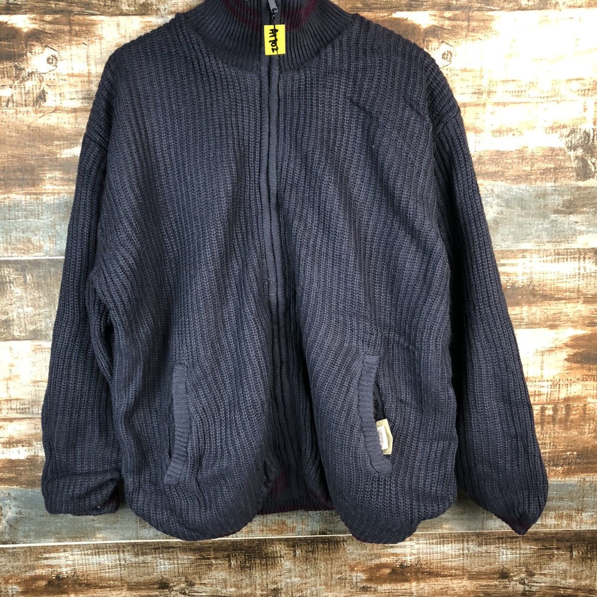 Japanese Brand Resal Work Black knitwear sweater vintage #A1702 Size US M / EU 48-50 / 2 - 3 Thumbnail
