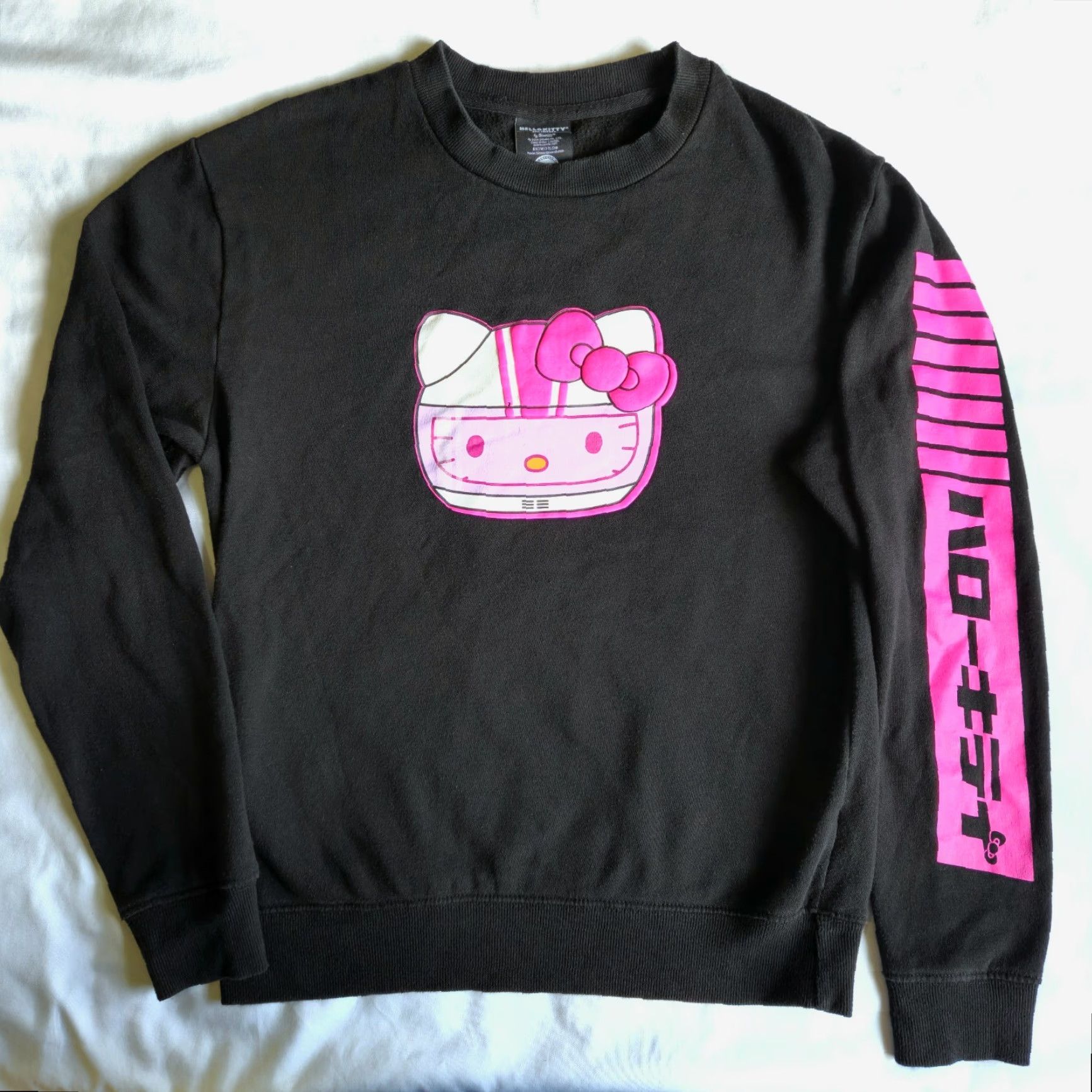 Vintage VINTAGE Hello Kitty And Friends Tokyo Speed Racer Black Small Graphic Sweatshirt Size S / US 4 / IT 40 - 3 Thumbnail