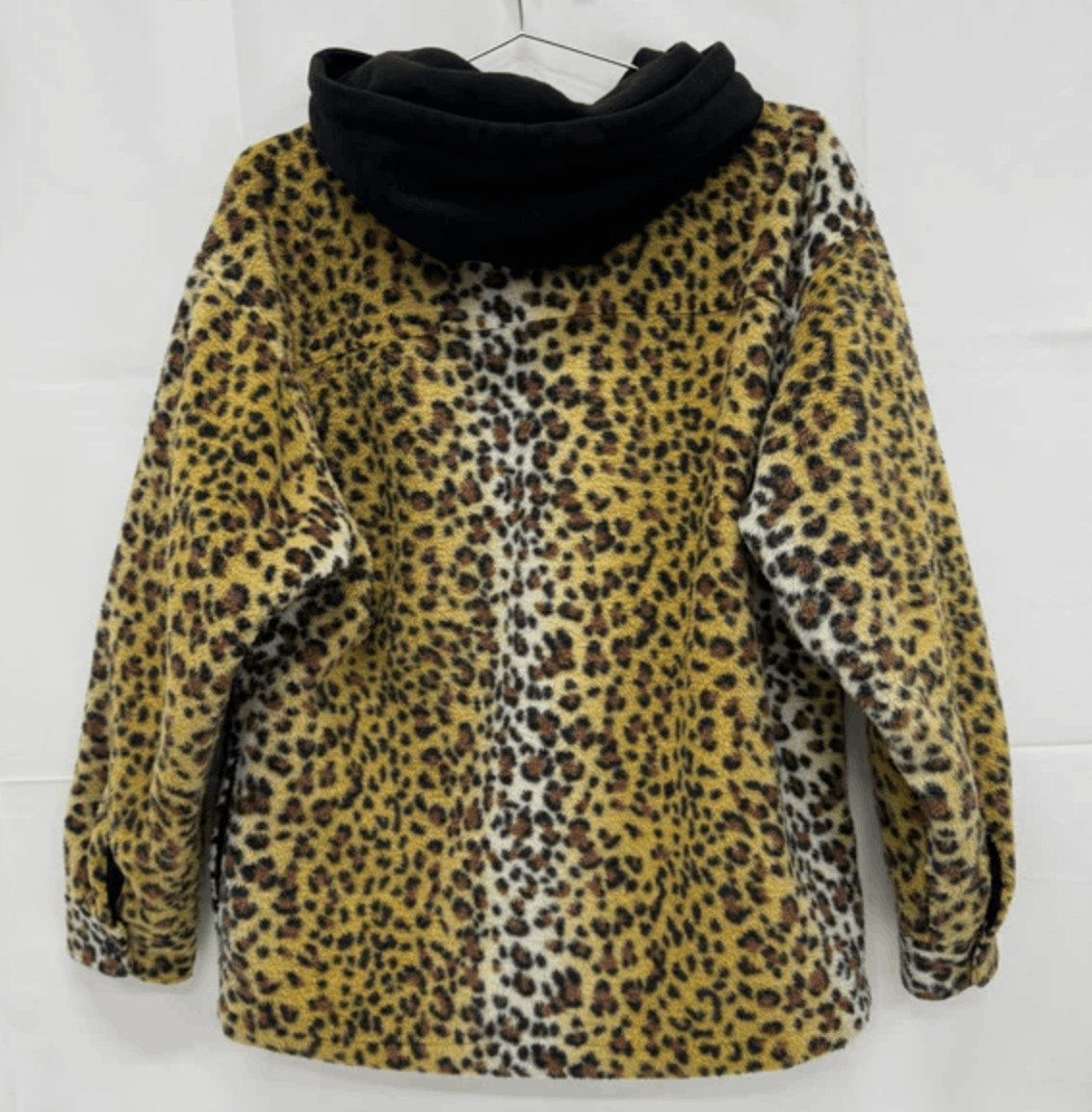 Supreme SUPREME 23AW Fleece Zip Up Hooded Shirt Leopard Size US M / EU 48-50 / 2 - 2 Thumbnail
