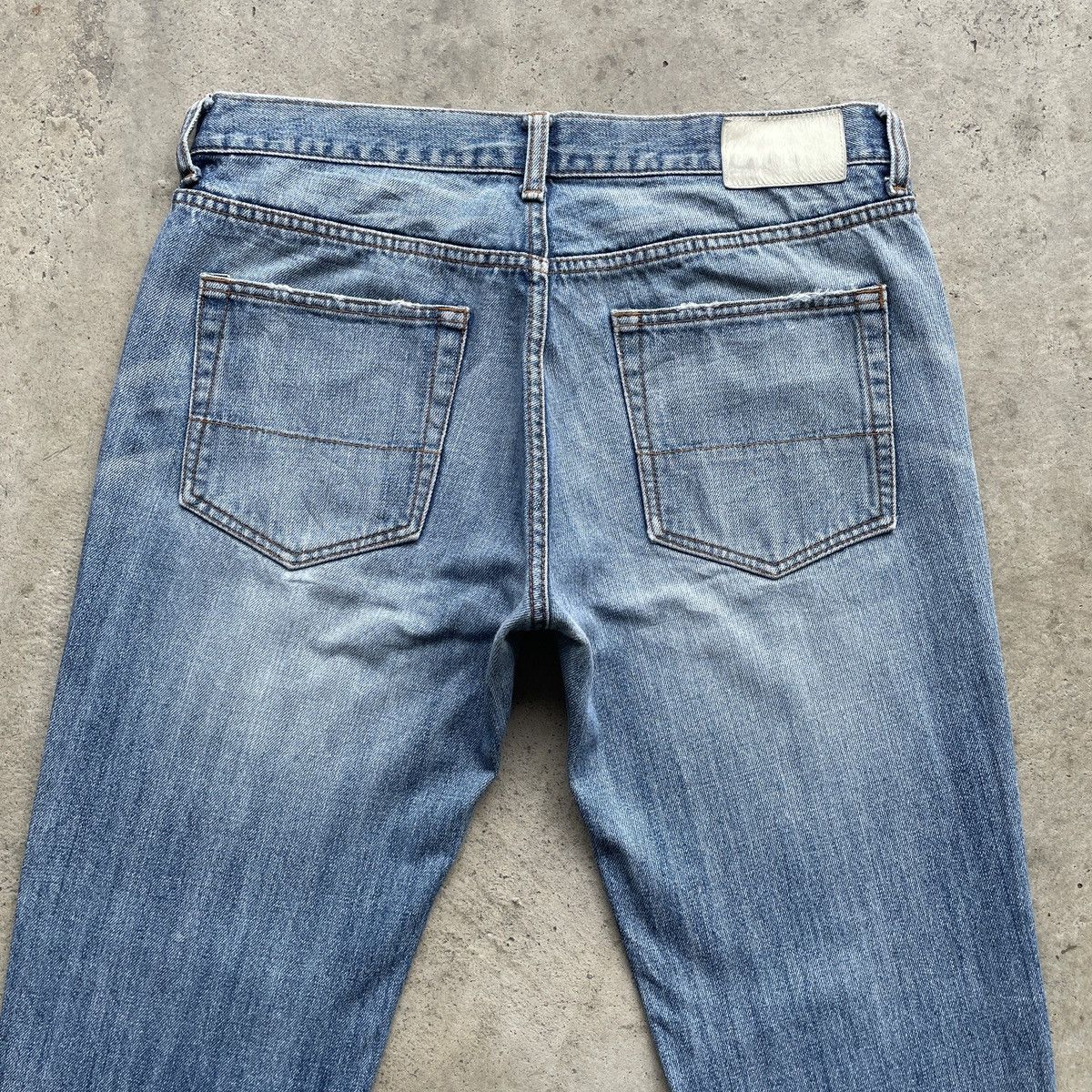 Japanese Brand × Jean W32💥 Vintage Japanese Brand Faded Wash Denim Jeans Pants Size US 32 / EU 48 - 8 Thumbnail