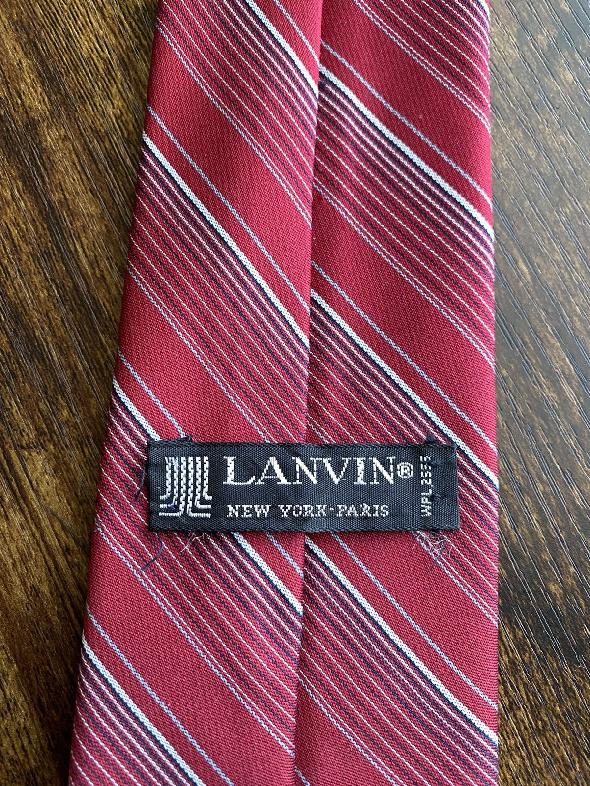 Lanvin Vintage 90s Lanvin Tie Size ONE SIZE - 5 Thumbnail