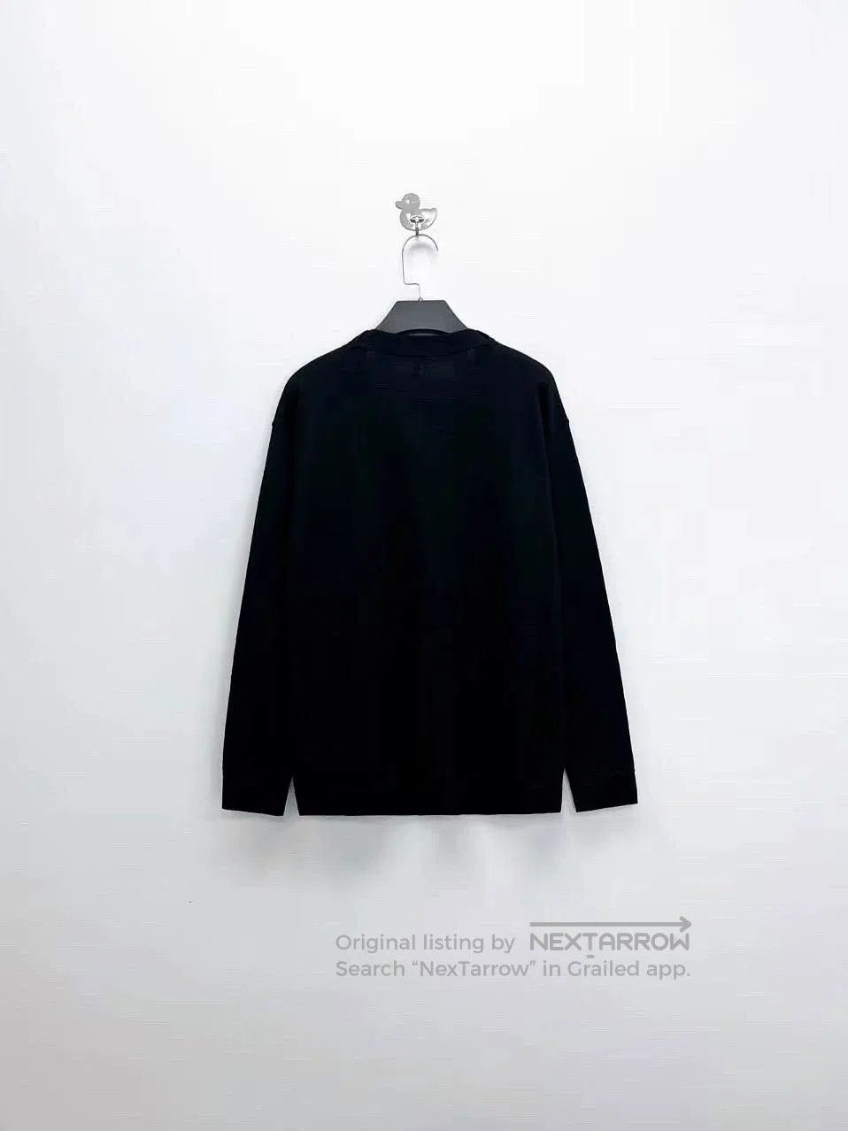 Loewe Loewe Black Wool Embroidered Logo Cardigan. Size US S / EU 44-46 / 1 - 3 Thumbnail