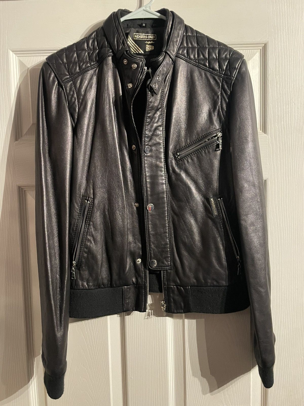 Members Only Fools gold Leather members only jacket Size US M / EU 48-50 / 2 - 2 Thumbnail