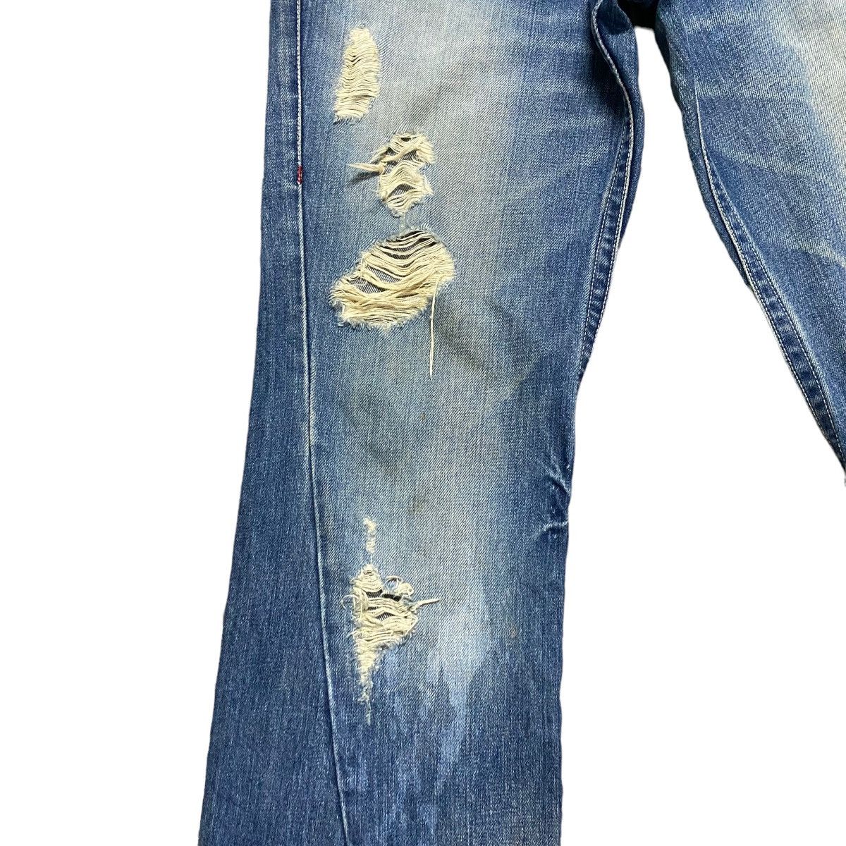 Tornado Mart Tornado Mart Distressed Denim Flare Jeans Size US 30 / EU 46 - 6 Thumbnail