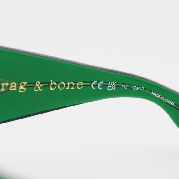 Rag & Bone Rag & Bone RNB6004/S 01ED QT Sunglasses Green Frame Size ONE SIZE - 8 Thumbnail