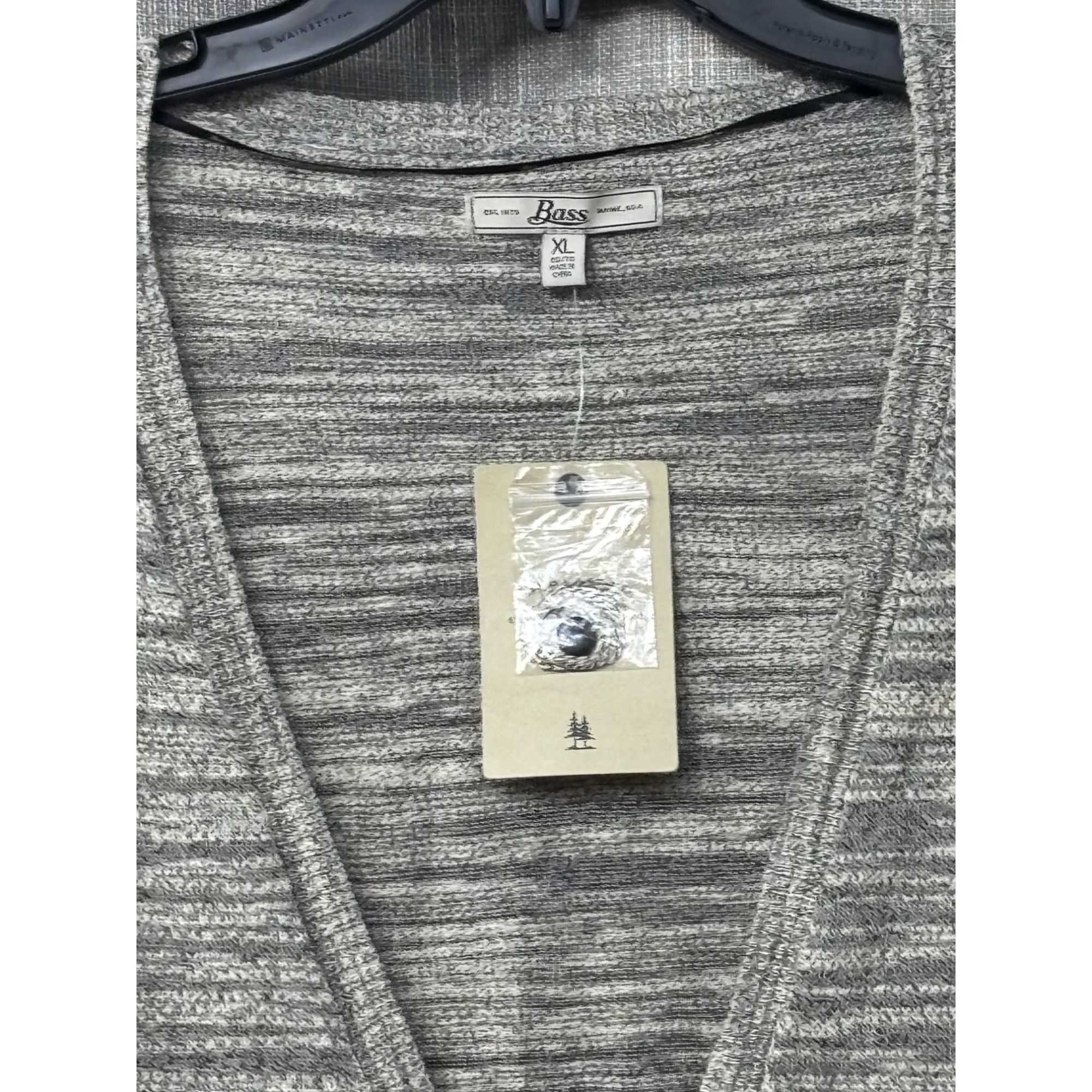 G.H. Bass & Co. G.H. Bass & Co. Long-Sleeve Button-Down Cardigan, Heather Gr Size XL / US 12-14 / IT 48-50 - 10 Thumbnail