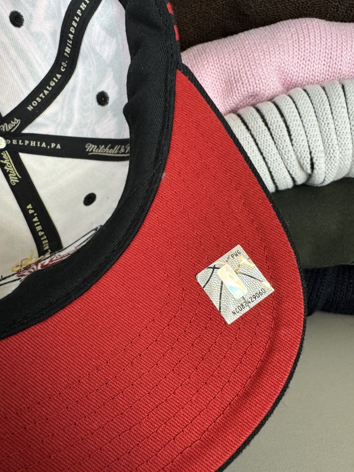 Mitchell & Ness Mitchell & Ness Miami Heat Conference Patch Snapback Hat Size ONE SIZE - 12 Thumbnail