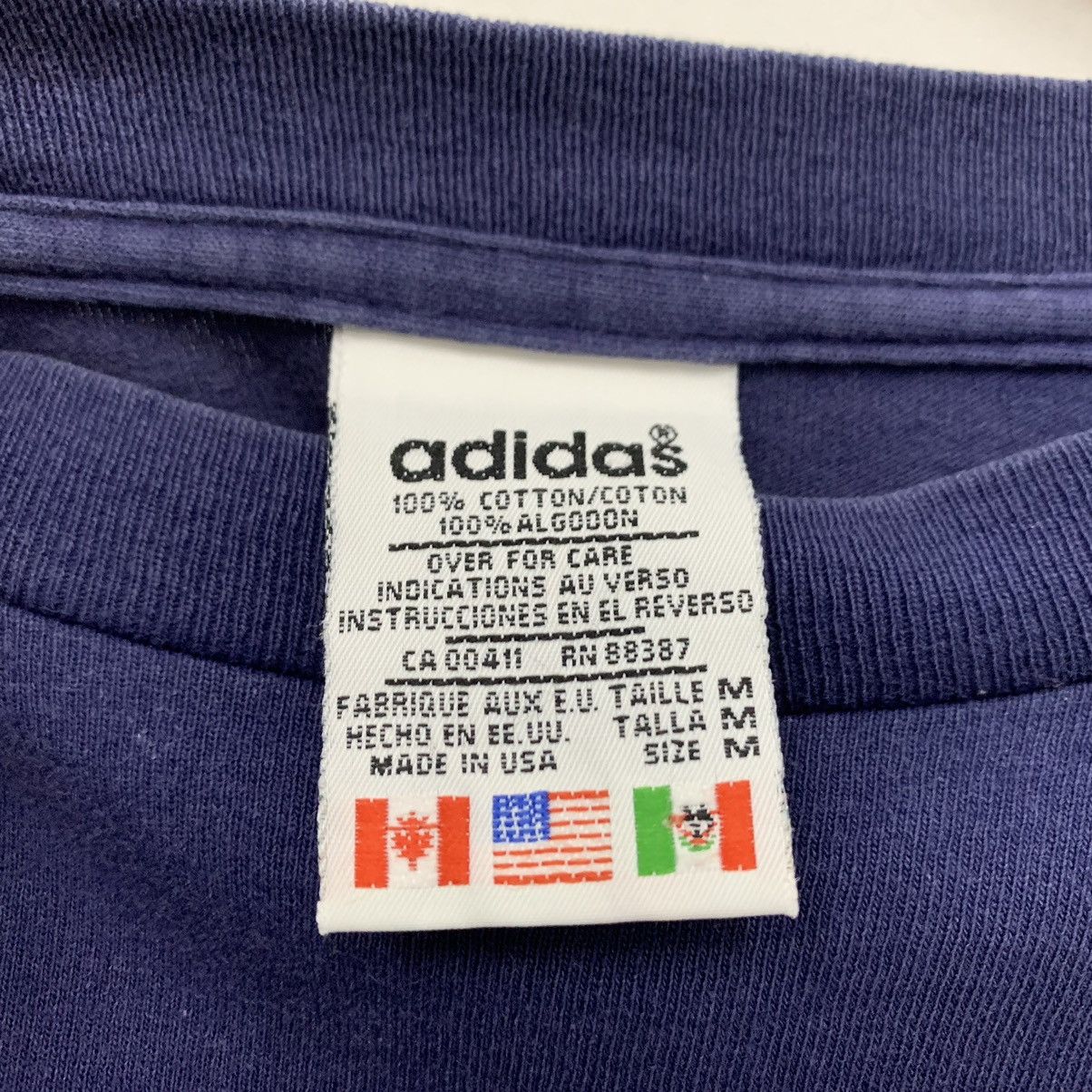 Adidas Vintage 90s Adidas t-shirt Size US M / EU 48-50 / 2 - 4 Thumbnail
