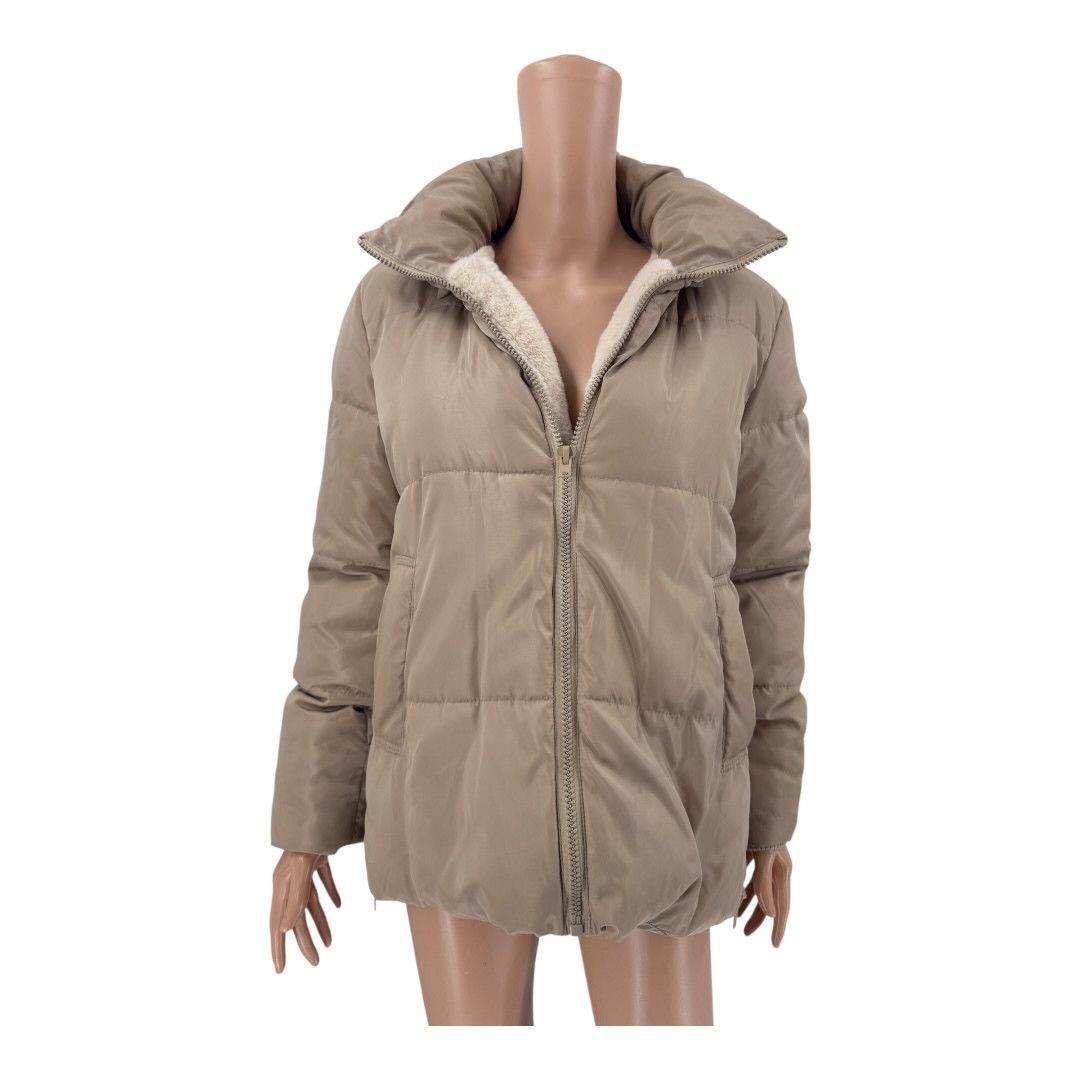 APPARIS Apparis Jacket Ely Hooded Puffer Coat Beige Size S Size S / US 4 / IT 40 - 1 Thumbnail