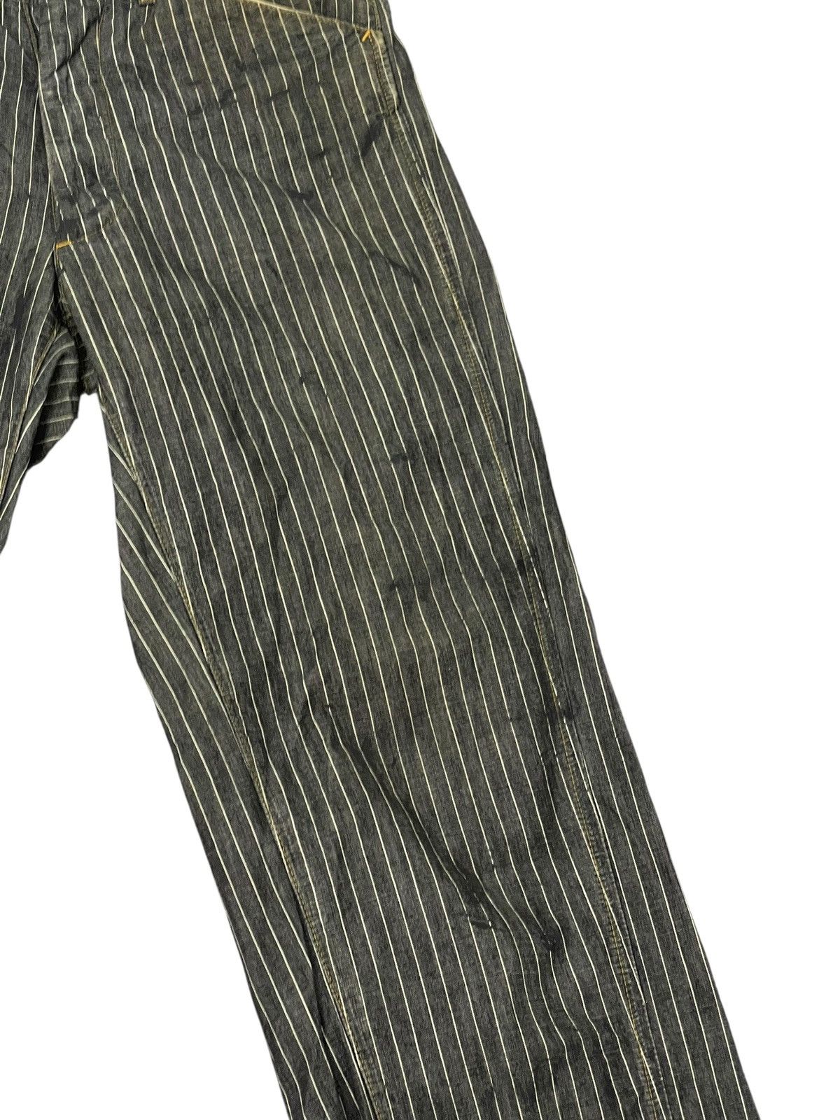 Zucca Thin Denim Zucca Striped Painter Relax Pant 2🟦2 Size US 31 - 10 Thumbnail
