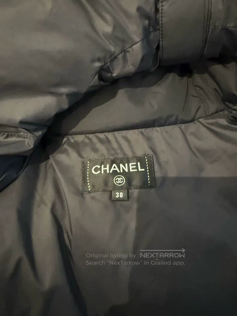 Chanel Chanel Black hooded down jacket Size XS / US 0-2 / IT 36-38 - 3 Thumbnail