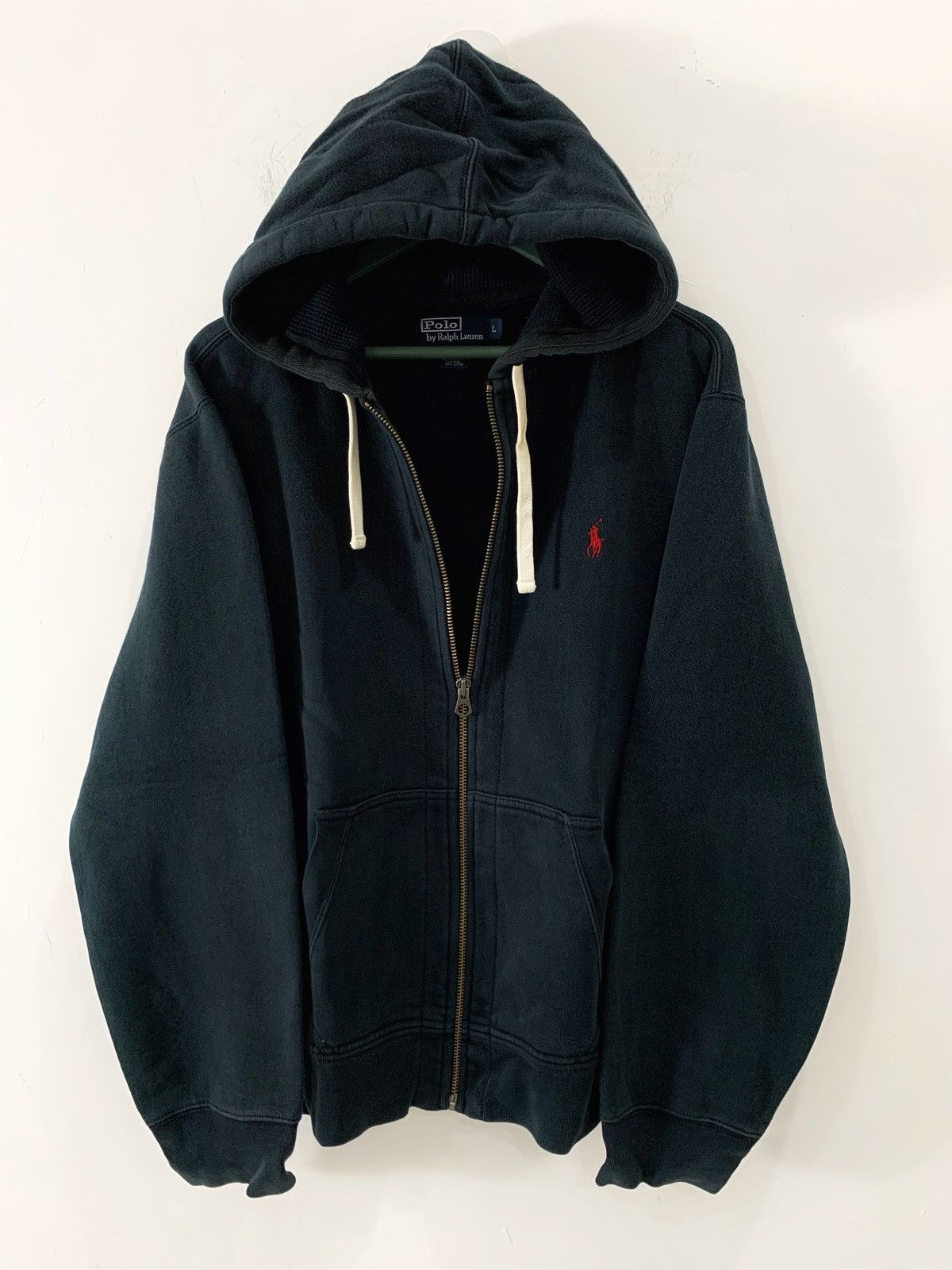 Ralph Lauren vintage zip polo ralph lauren hoodie bro Size US L / EU 52-54 / 3 - 2 Thumbnail