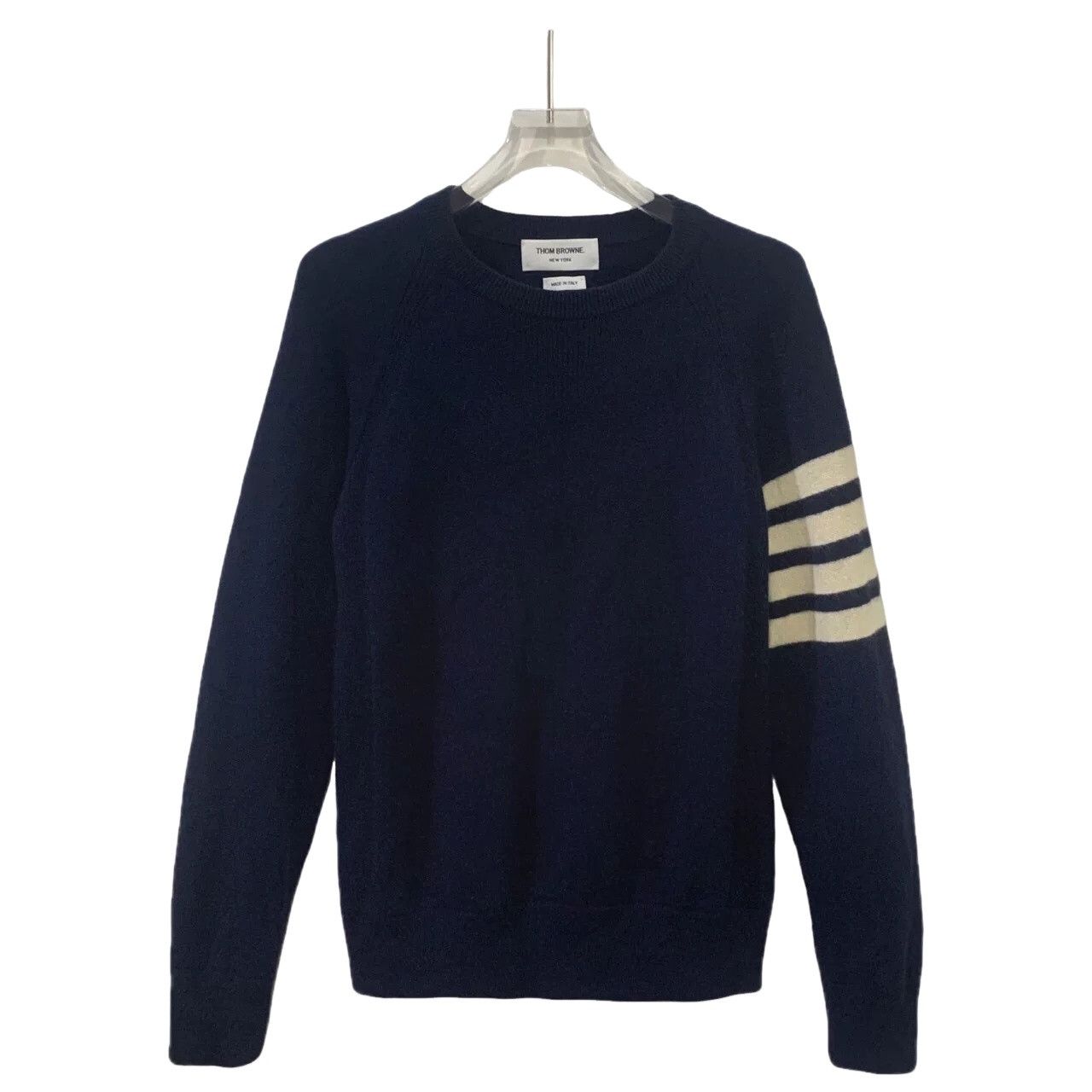 Thom Browne Thom Browne Cashmere 4-Bar Stripe Sweater Size 0 Size US XS / EU 42 / 0 - 1 Thumbnail