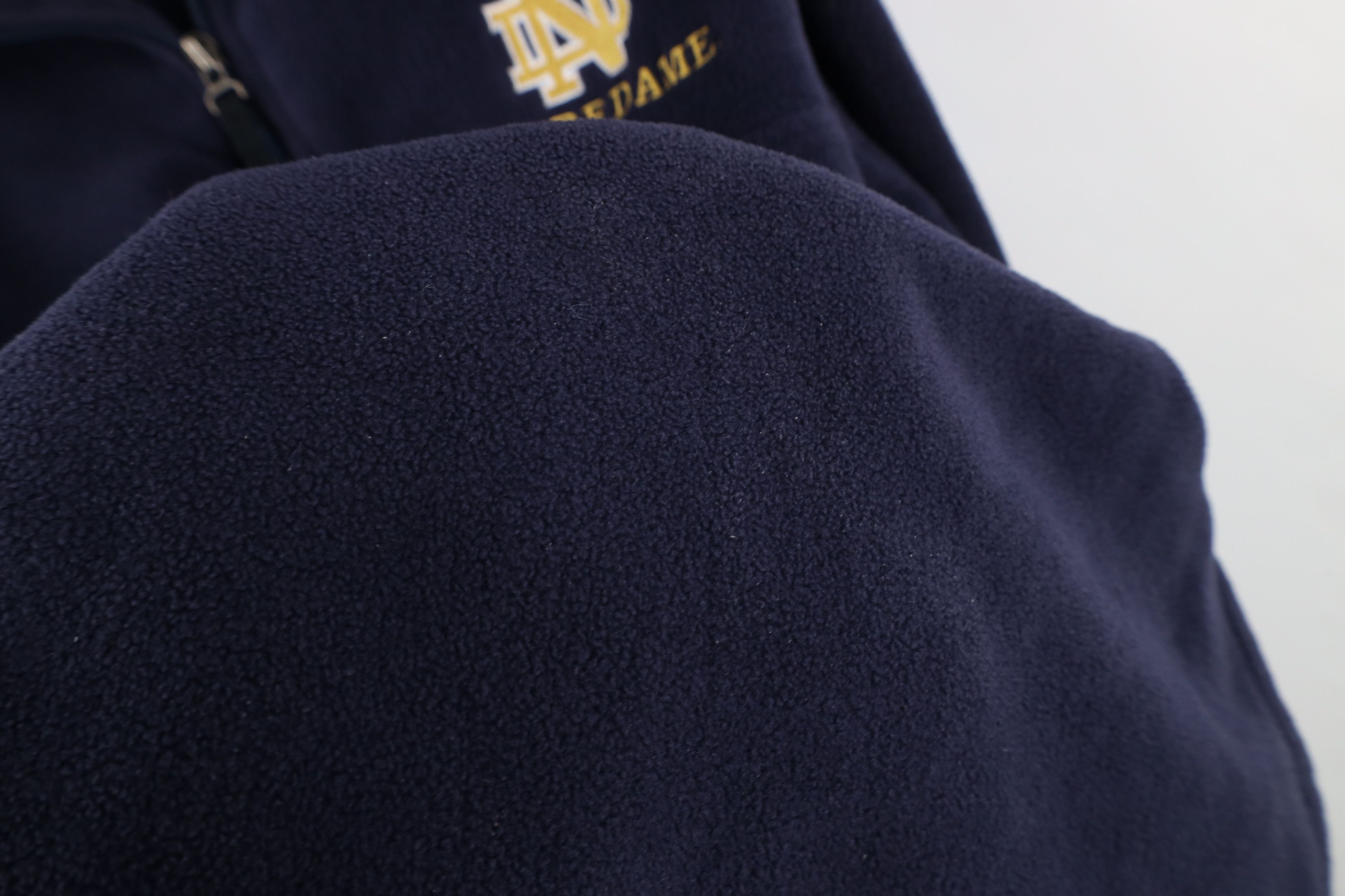 Vintage Vintage 90s Dame University Half Zip Fleece Pullover Sweater Size US XL / EU 56 / 4 - 9 Thumbnail