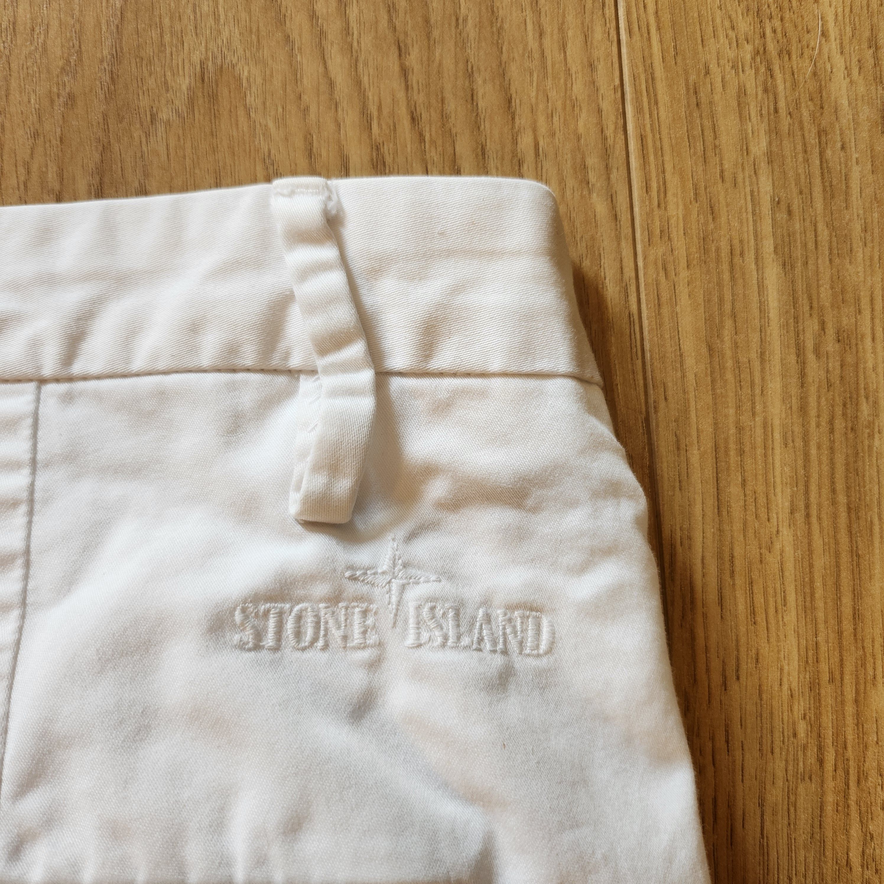Stone Island SS10 Light White Pants Size US 33 - 2 Thumbnail