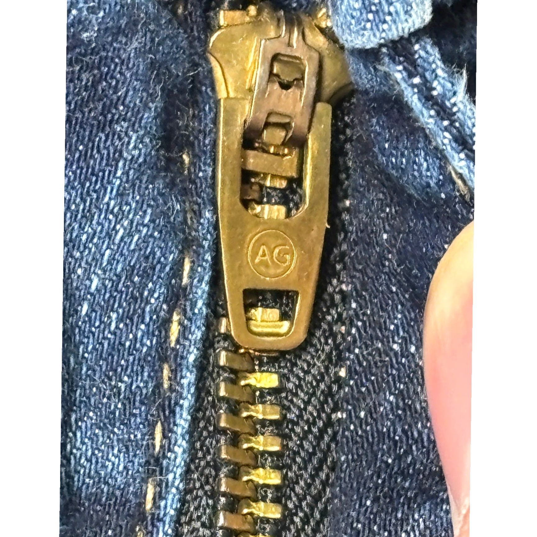 Vintage AG Adriano Goldschmied The Absolute Legging Extreme Skinny Jeans Blue 28R 30in Inseam Womens Denim Stretch Pockets 5-Pocket Zip Button Size 28" / US 6 / IT 42 - 3 Thumbnail