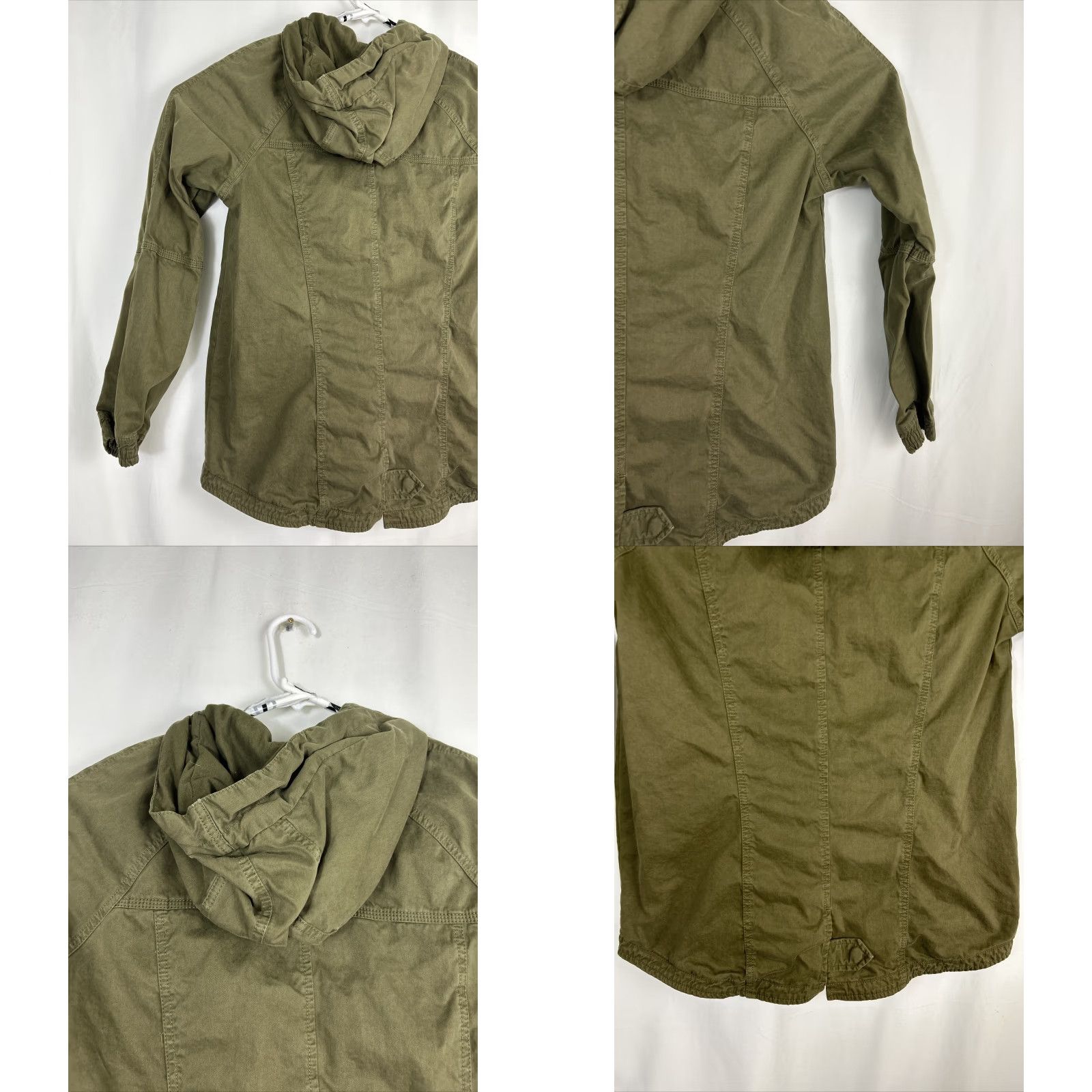 American Eagle Outfitters American Eagle Jacket Women Medium Army Green Full Zip Field Pockets Military Womens Size M / US 6-8 / IT 42-44 - 9 Thumbnail