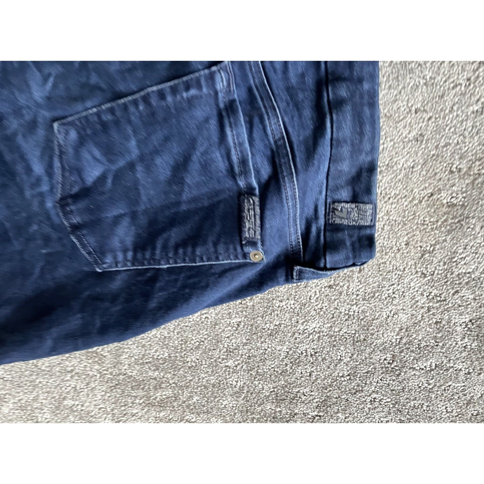 7 For All Mankind VINTAGE 7 For All Mankind Women's Skinny Jeans Ankle Fit Medium Wash Blue Denim Size 31 Size 24" / US 00 / IT 34 - 5 Thumbnail