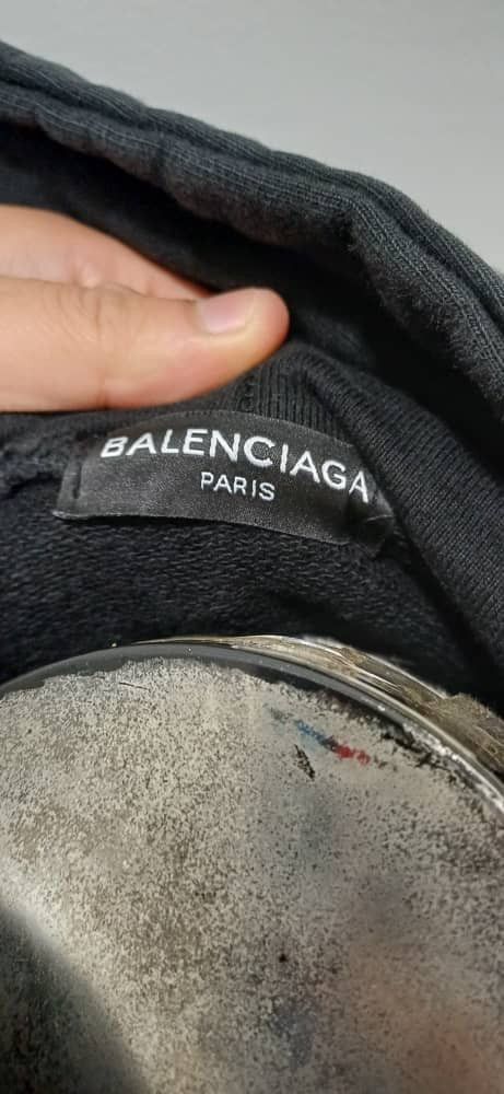Vintage BALENCIAGA HOODIES Size US XL / EU 56 / 4 - 4 Thumbnail