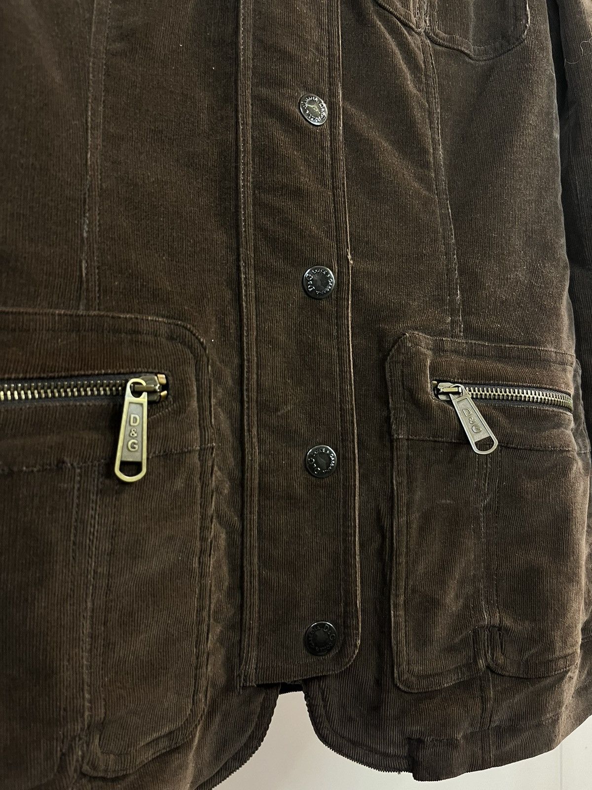 Dolce & Gabbana × Vintage Vintage Dolce Gabbana Jacket Corduroy Size S / US 4 / IT 40 - 5 Thumbnail