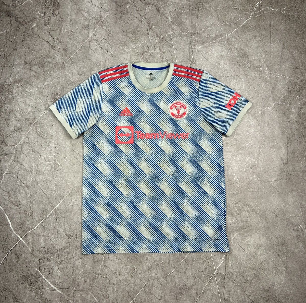 Adidas Adidas Manchester United 2021 2022 Away Soccer Shirt Jersey Size US L / EU 52-54 / 3 - 1 Thumbnail