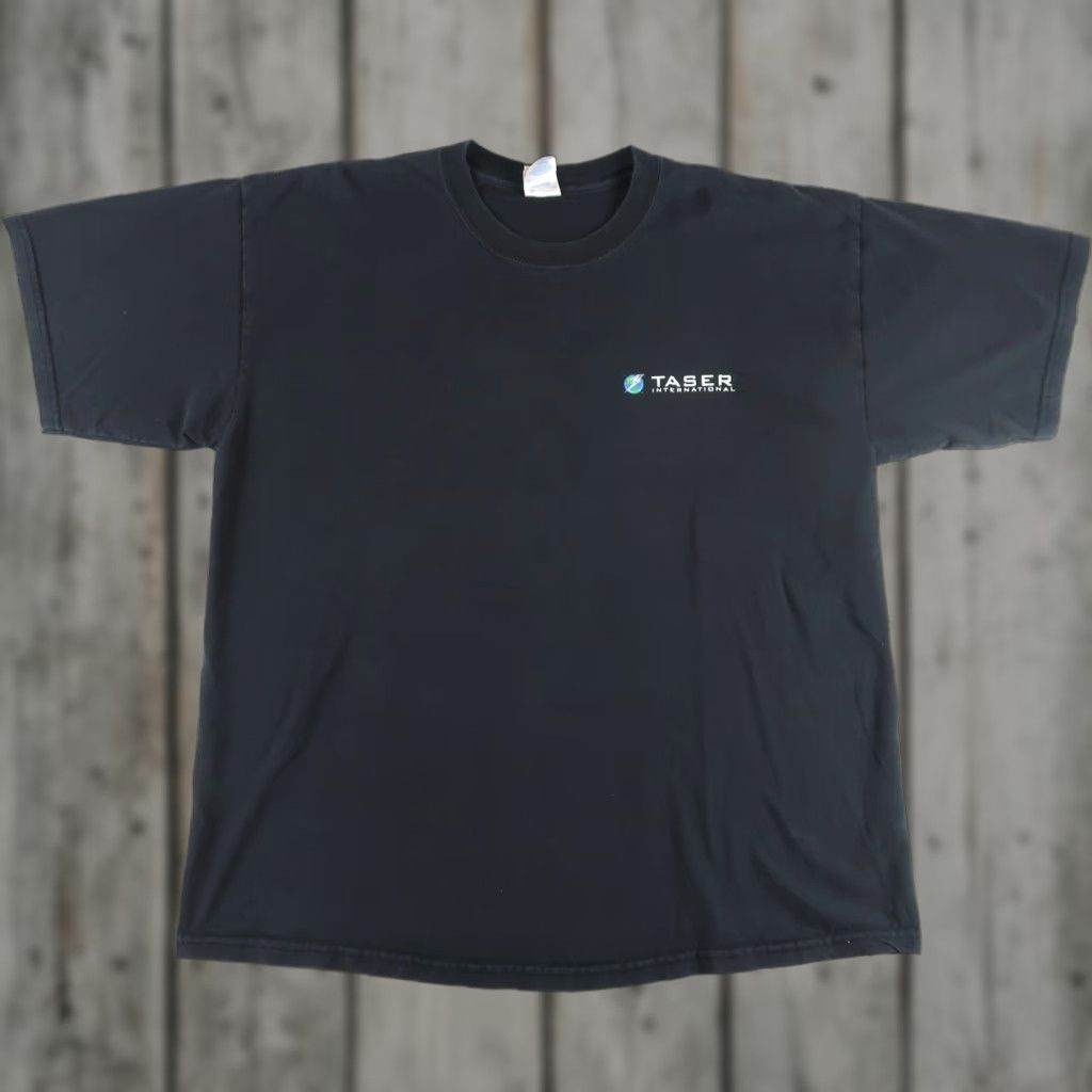 Gildan VINTAGE Taser International Promo T-Shirt Men’s XL Black Nike? Size US XL / EU 56 / 4 - 1 Thumbnail
