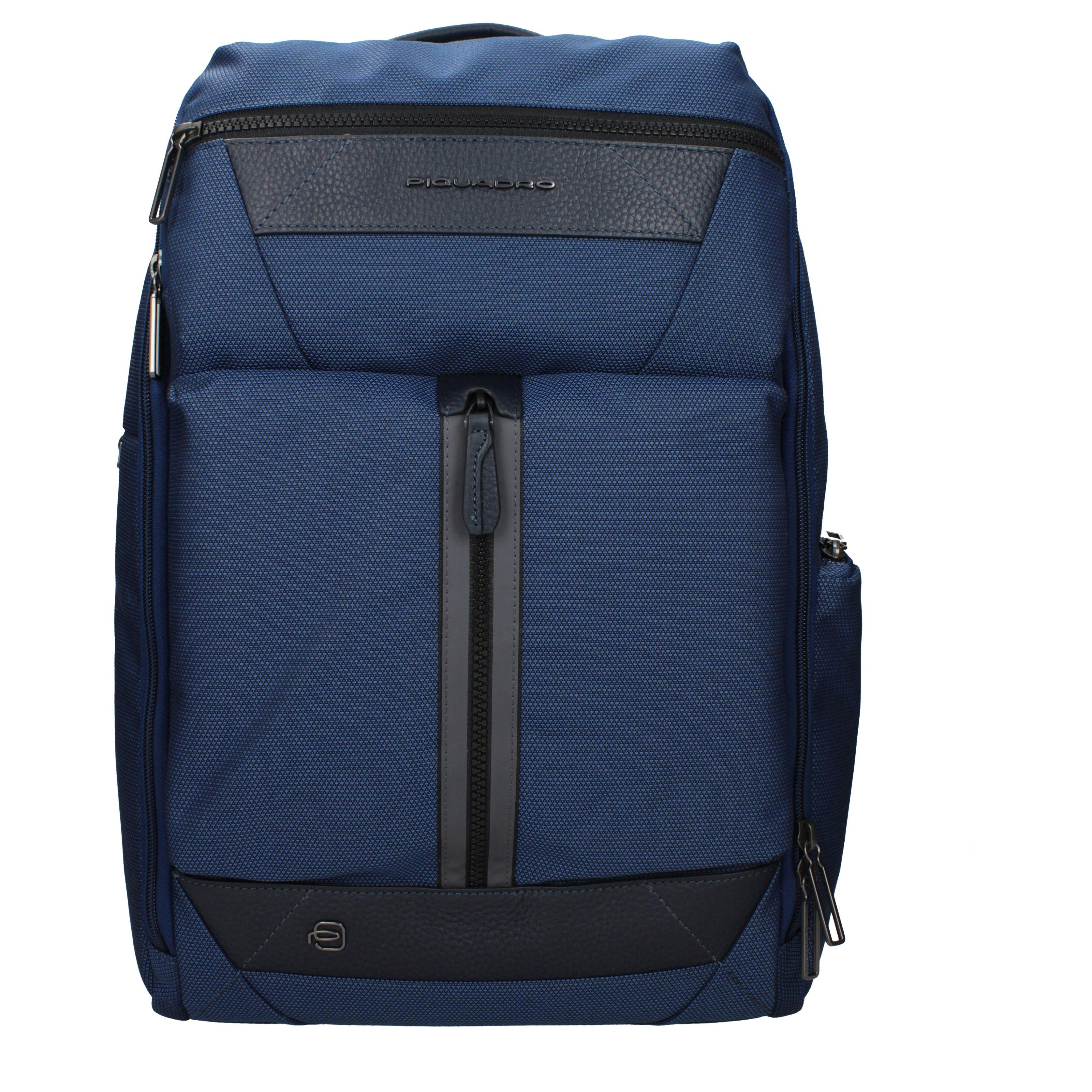 Piquadro Piquadro Backpacks and Bumbags Men Fabric Blue Size ONE SIZE - 1 Thumbnail