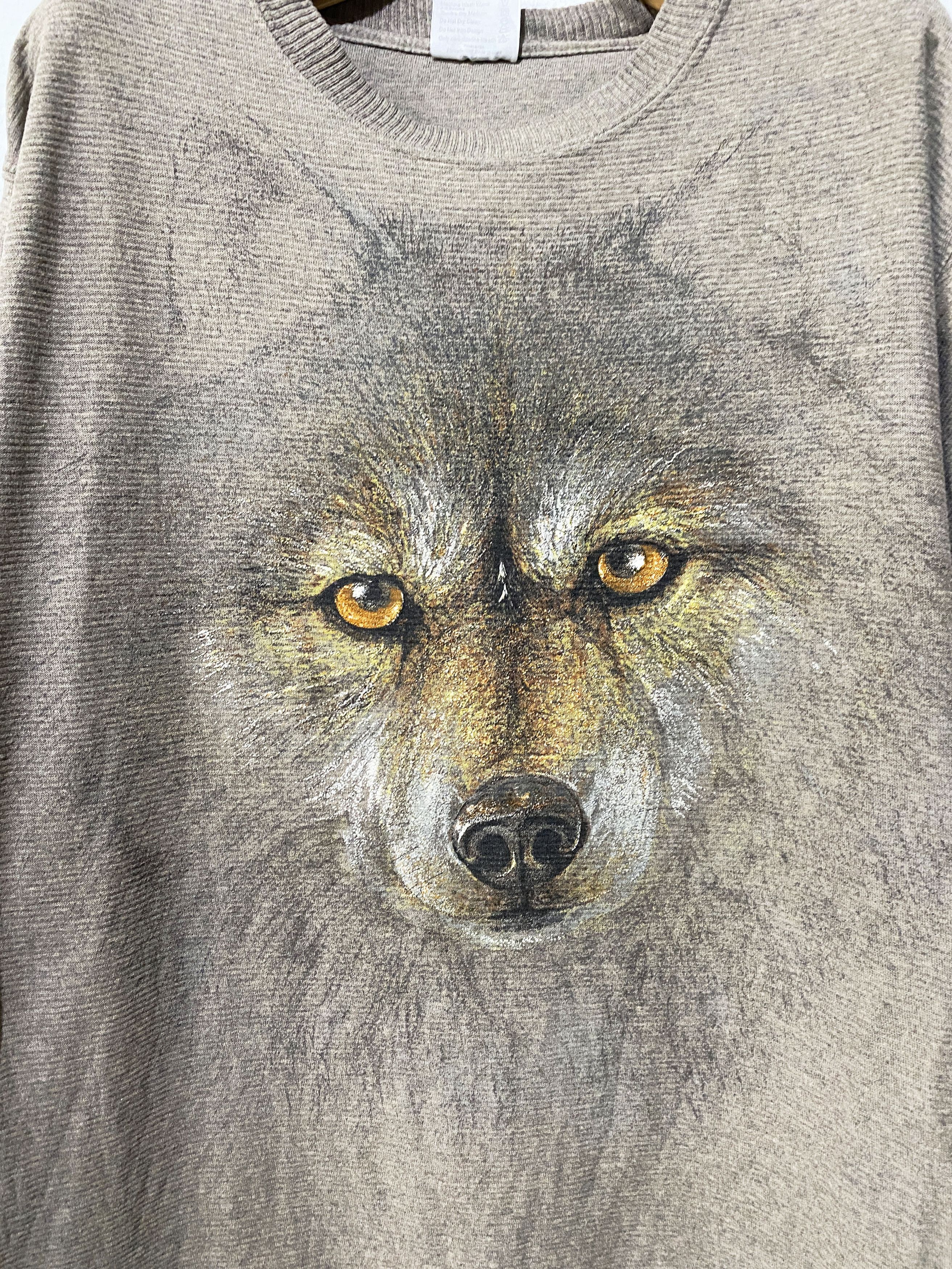 Vintage Vintage 90s Wolf Shirt Size US L / EU 52-54 / 3 - 2 Thumbnail